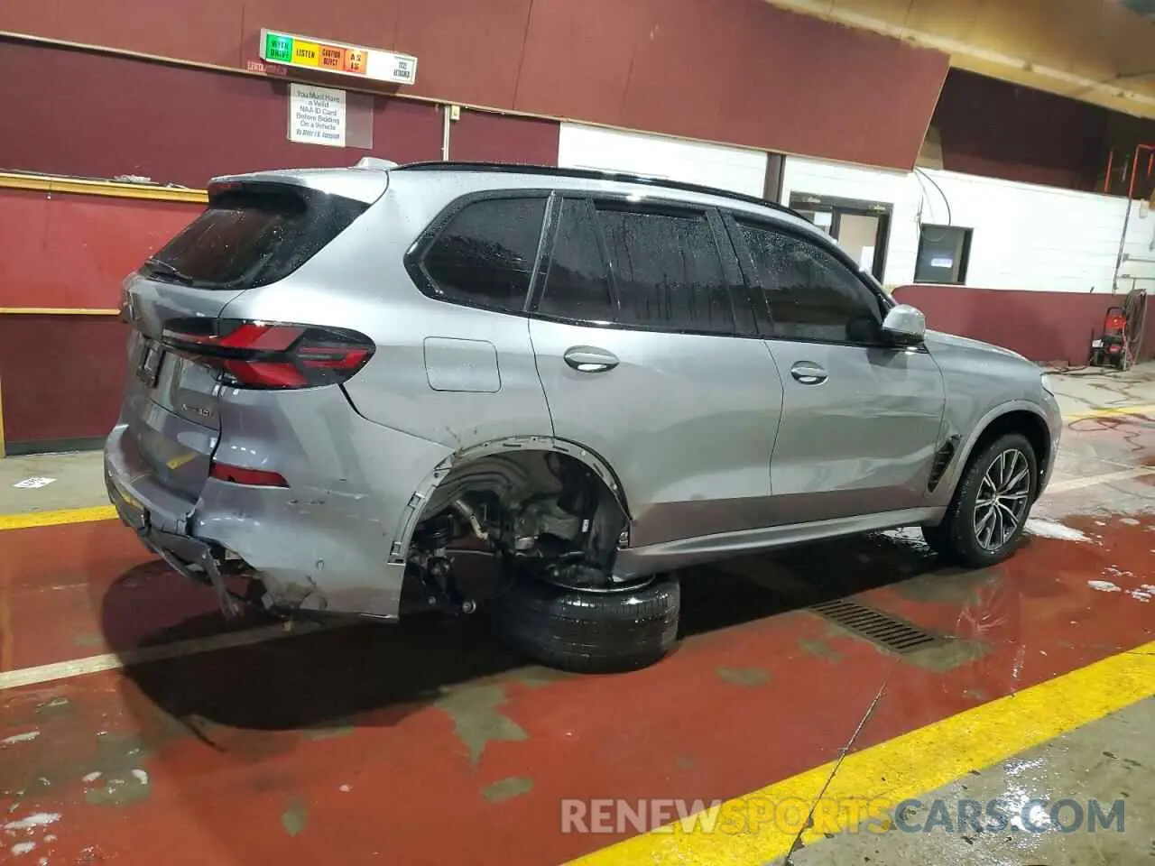 3 fotografías del automóvil dañado 5UX23EU06S9W70186 BMW X5 2025