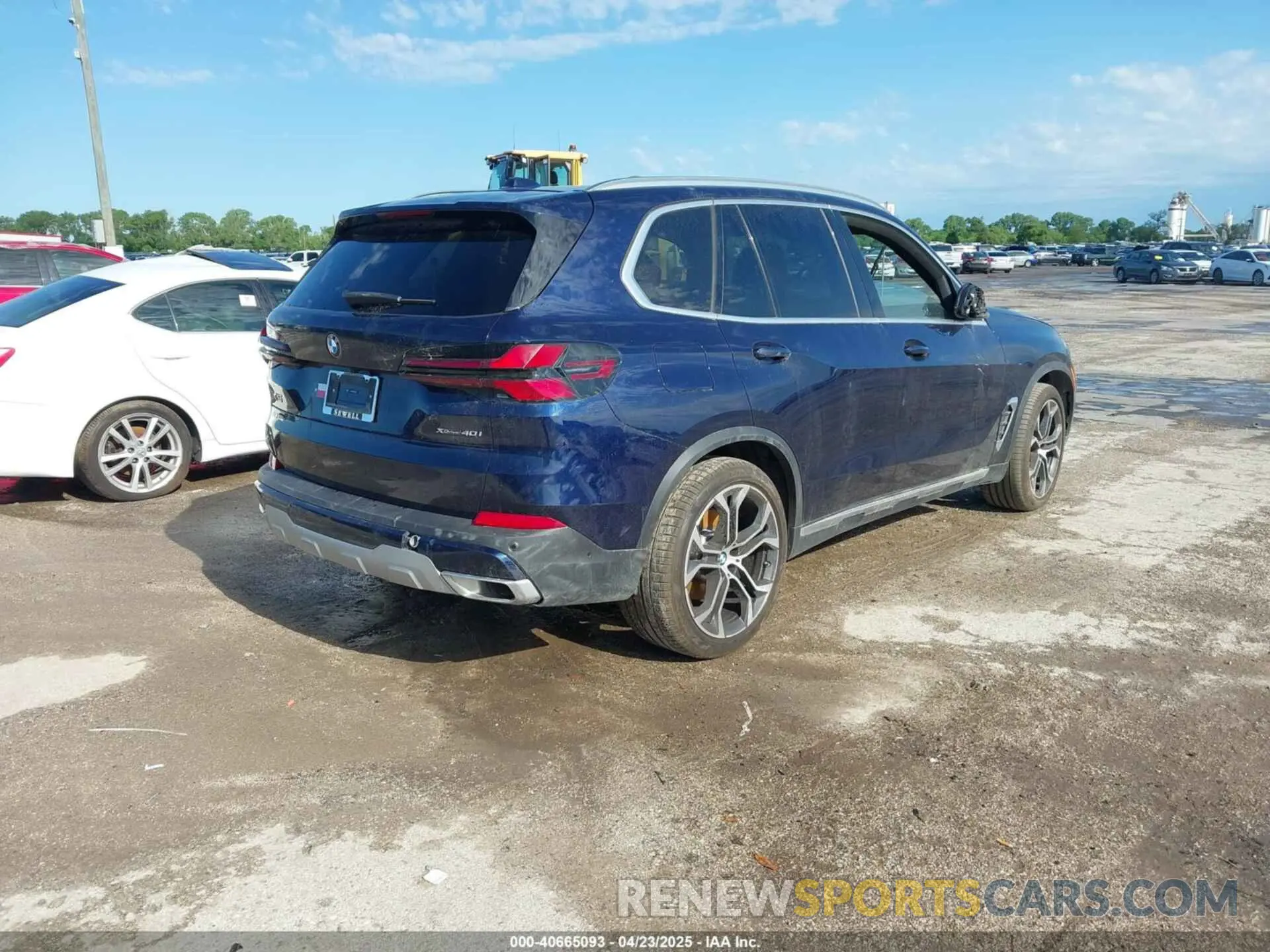 4 fotografías del automóvil dañado 5UX23EU08S9W26416 BMW X5 2025