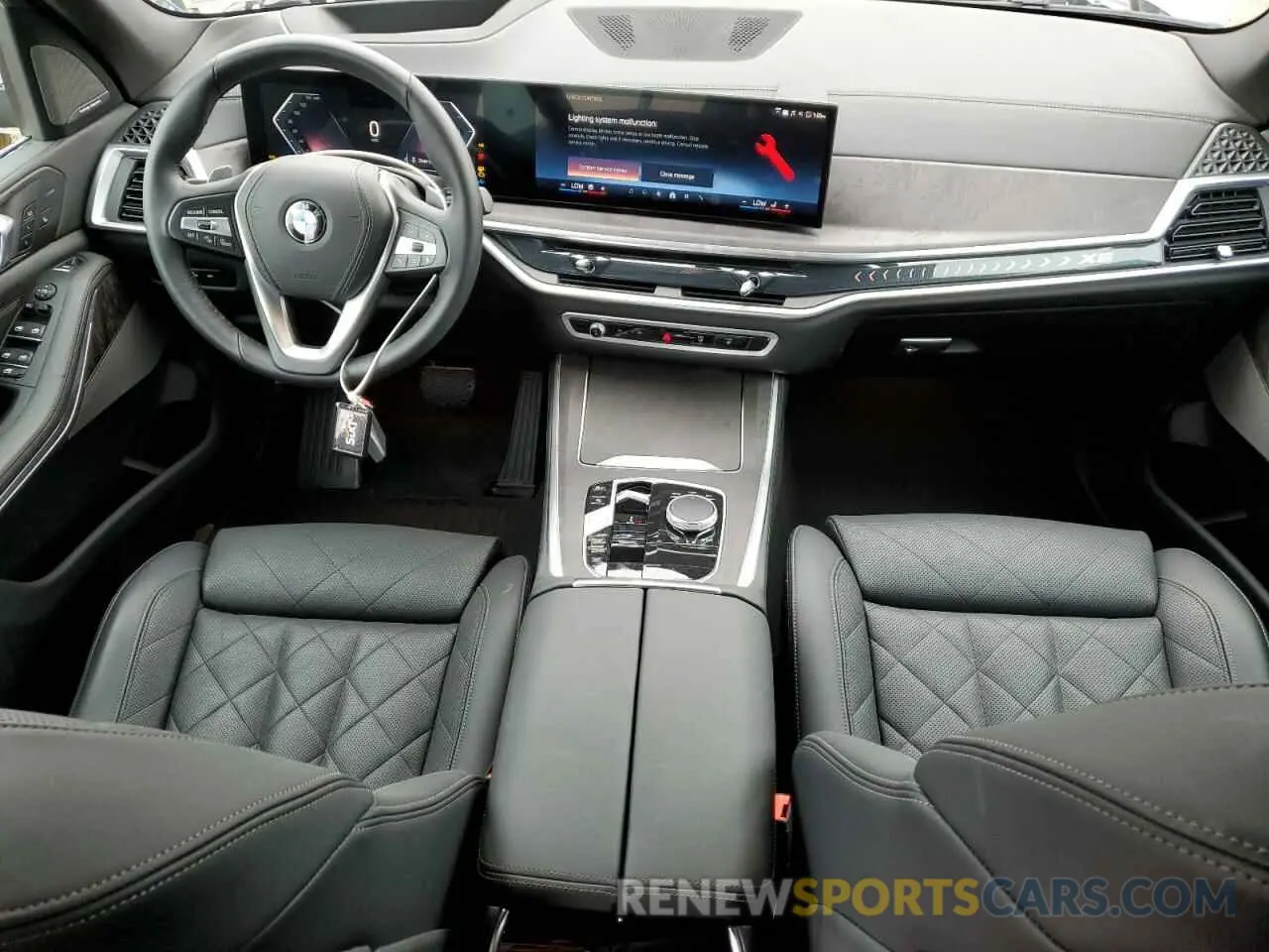 8 fotografías del automóvil dañado 5UX23EU08S9W35021 BMW X5 2025