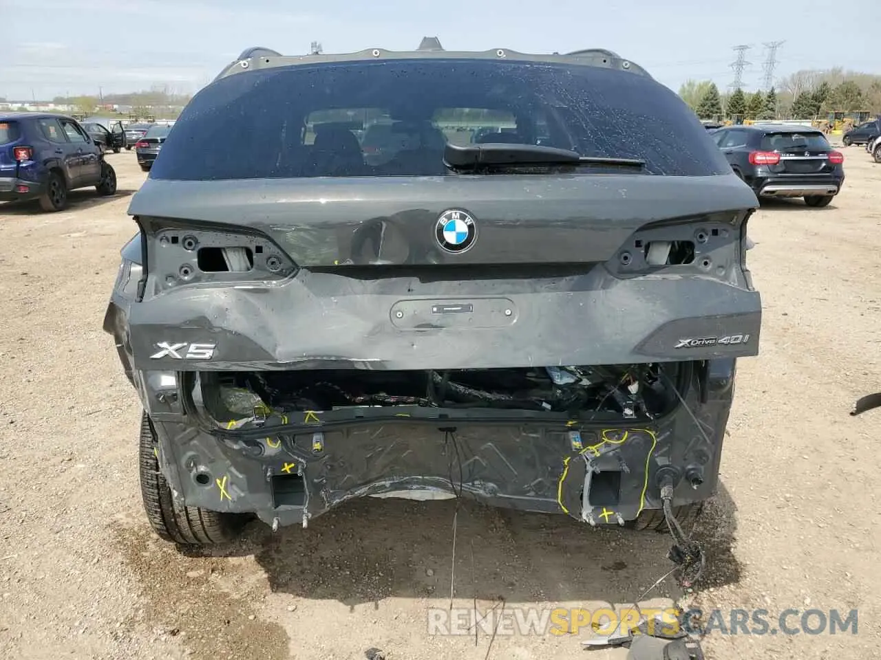 6 fotografías del automóvil dañado 5UX23EU09S9X86997 BMW X5 2025