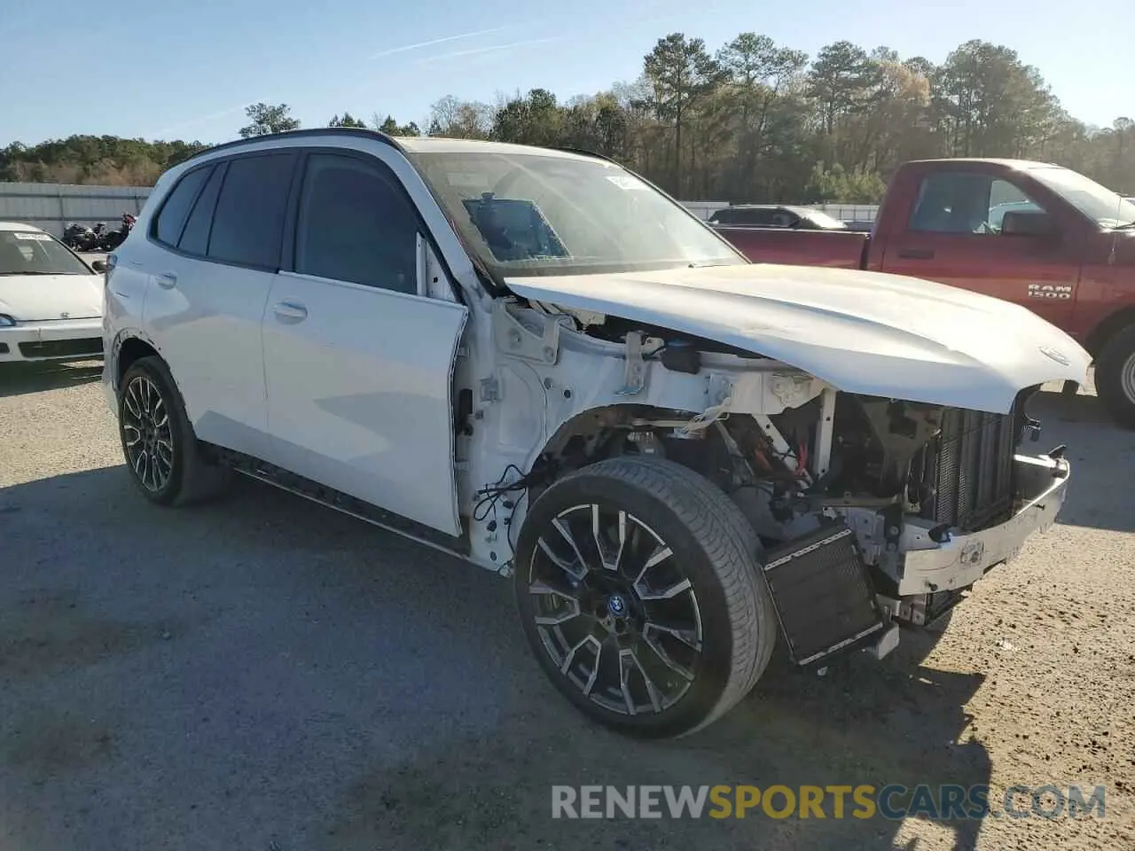 4 fotografías del automóvil dañado 5UX43EU02S9W94171 BMW X5 2025