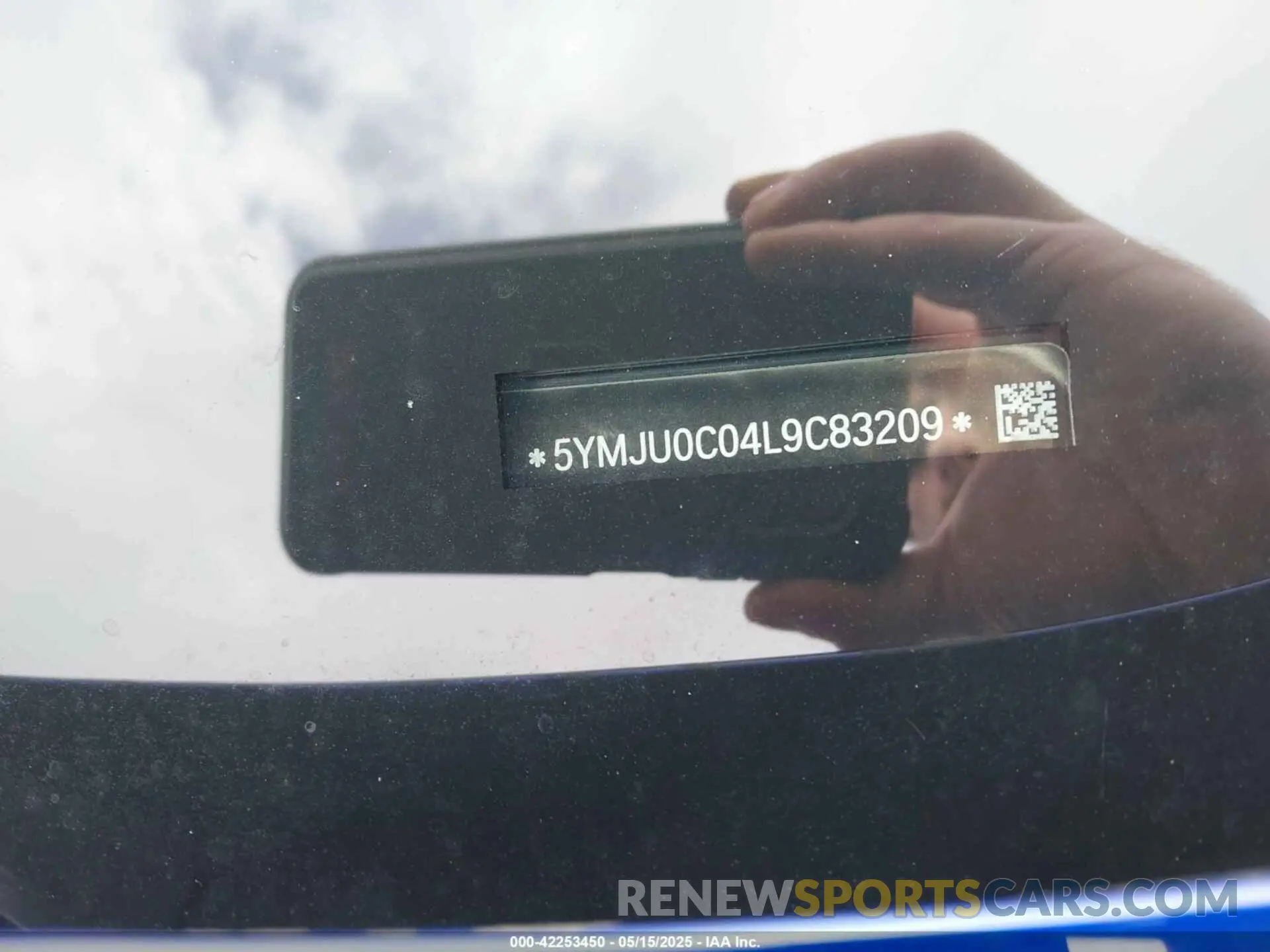 9 fotografías del automóvil dañado 5YMJU0C04L9C83209 BMW X5 M 2020