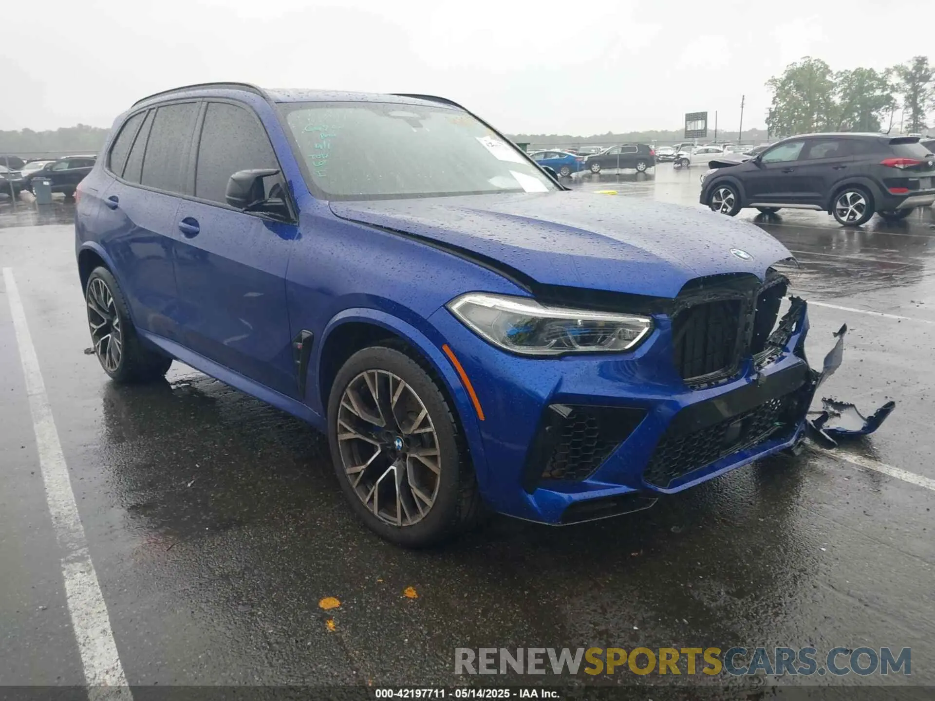 1 fotografías del automóvil dañado 5YMJU0C09L9C83612 BMW X5 M 2020