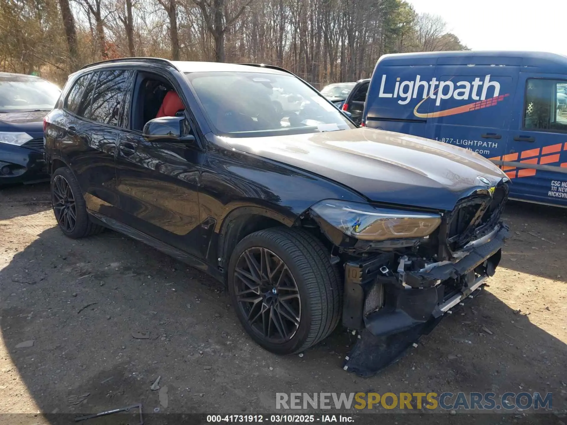 1 fotografías del automóvil dañado 5YMJU0C00N9J23747 BMW X5 M 2022