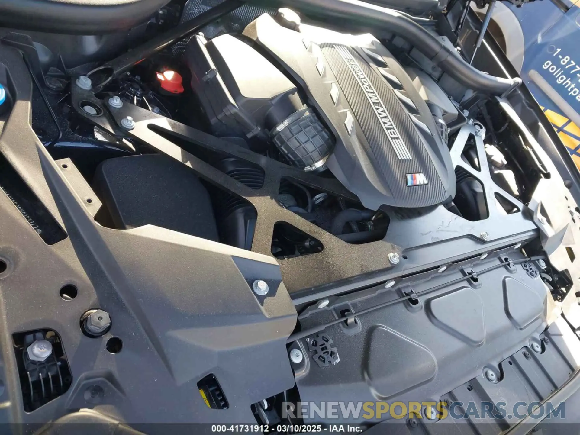 10 fotografías del automóvil dañado 5YMJU0C00N9J23747 BMW X5 M 2022