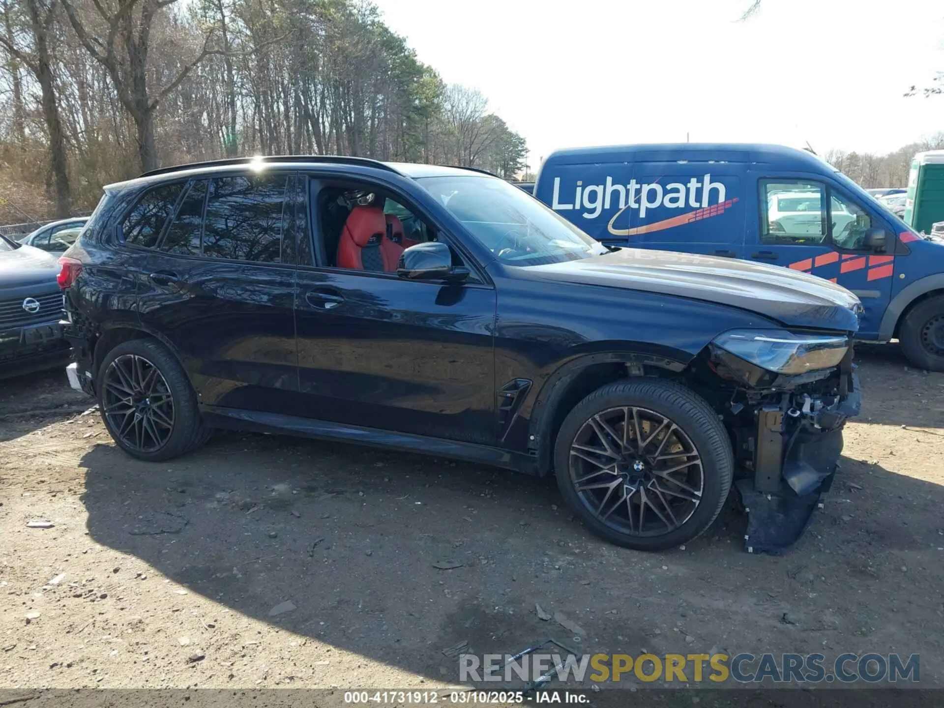 13 fotografías del automóvil dañado 5YMJU0C00N9J23747 BMW X5 M 2022
