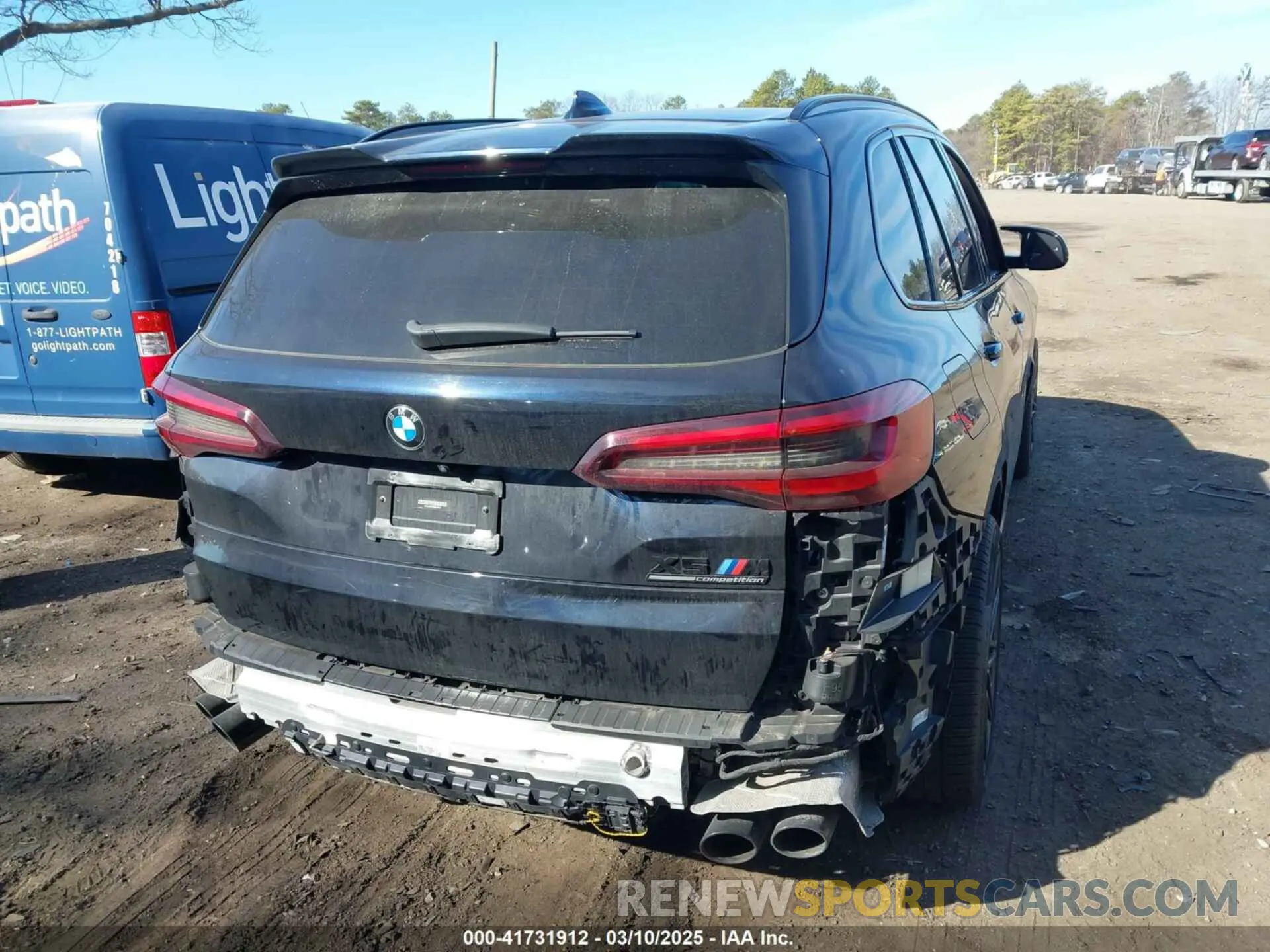 16 fotografías del automóvil dañado 5YMJU0C00N9J23747 BMW X5 M 2022