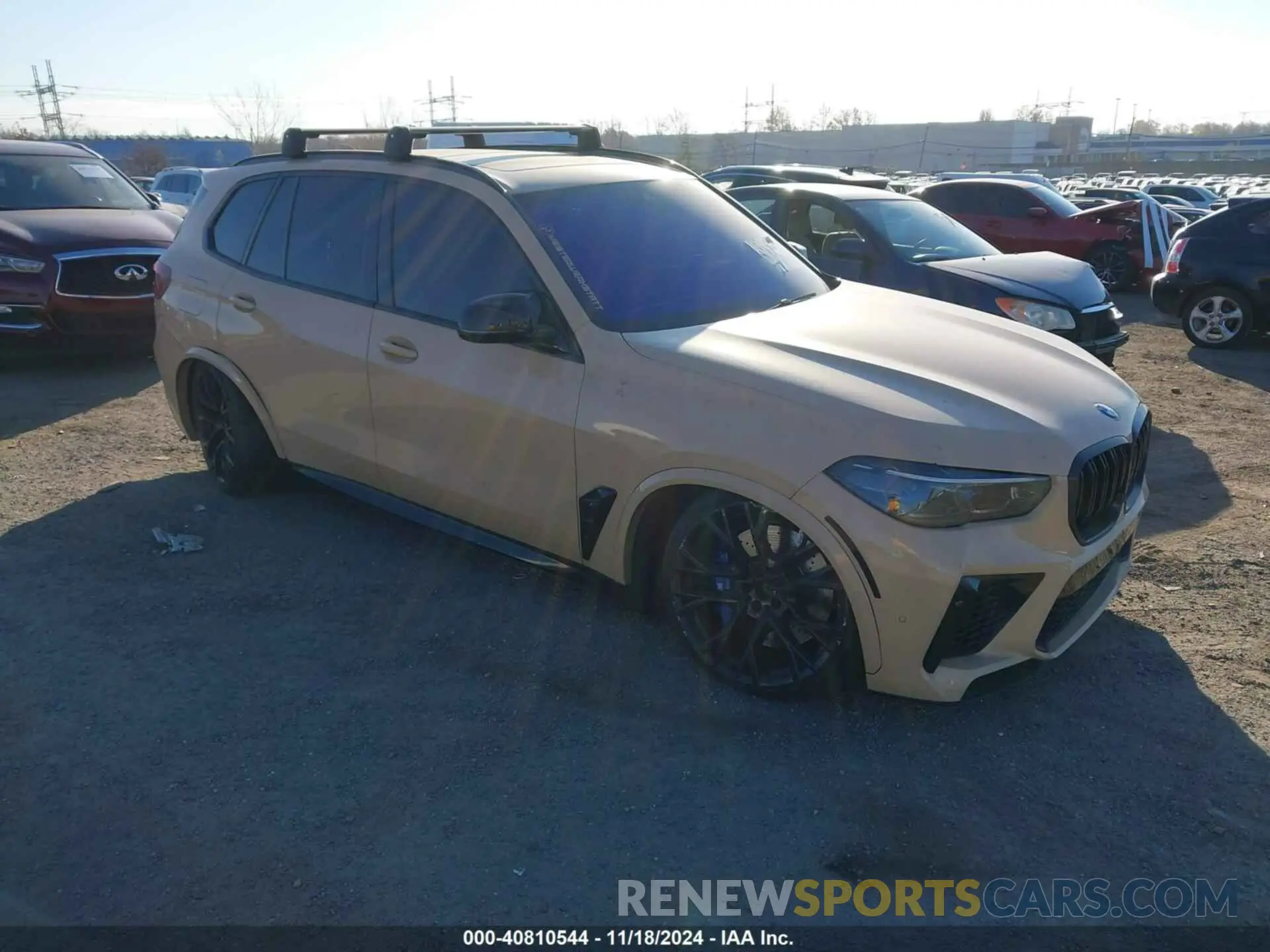 1 fotografías del automóvil dañado 5YMJU0C02N9L70476 BMW X5 M 2022
