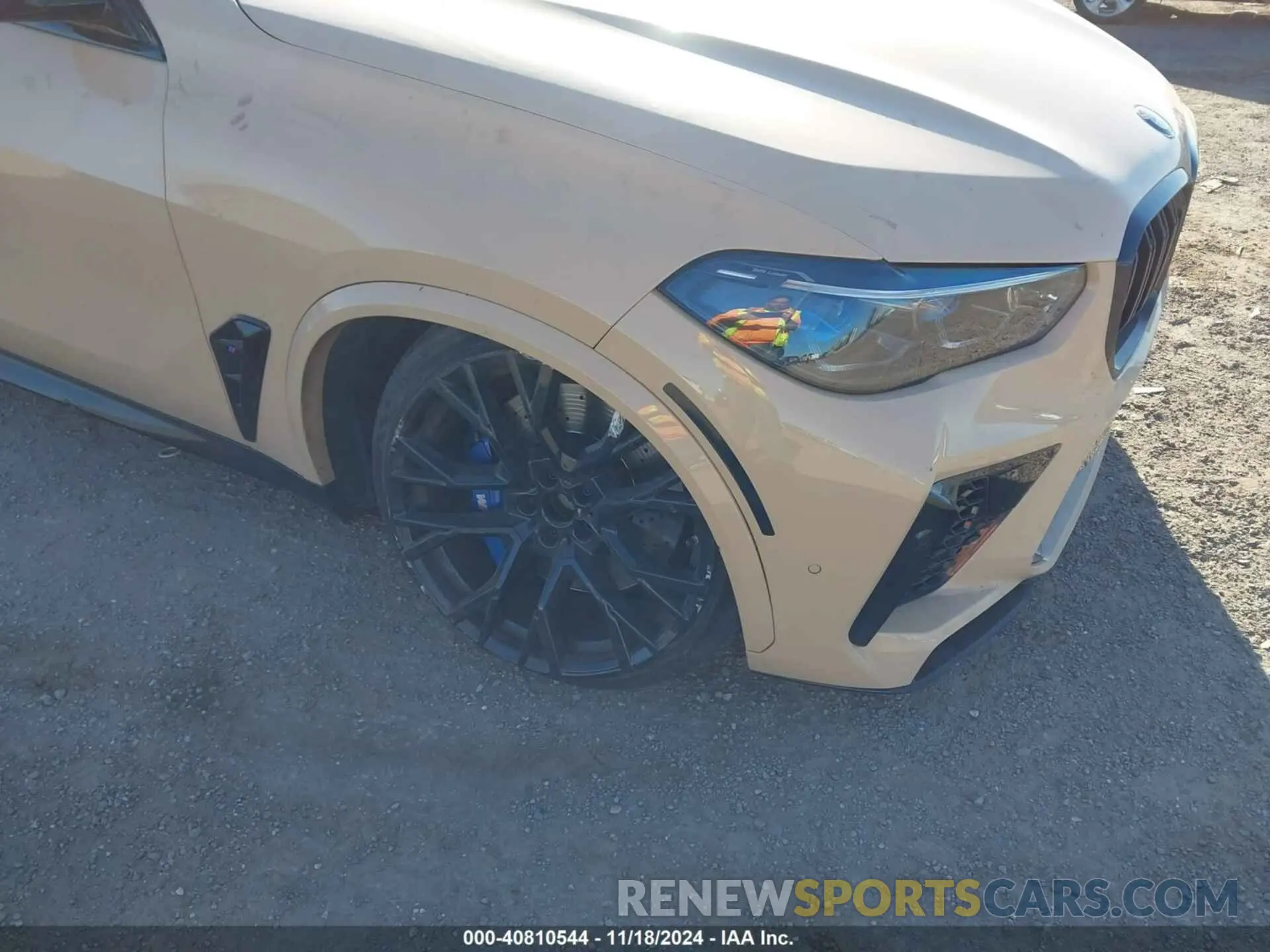 6 fotografías del automóvil dañado 5YMJU0C02N9L70476 BMW X5 M 2022