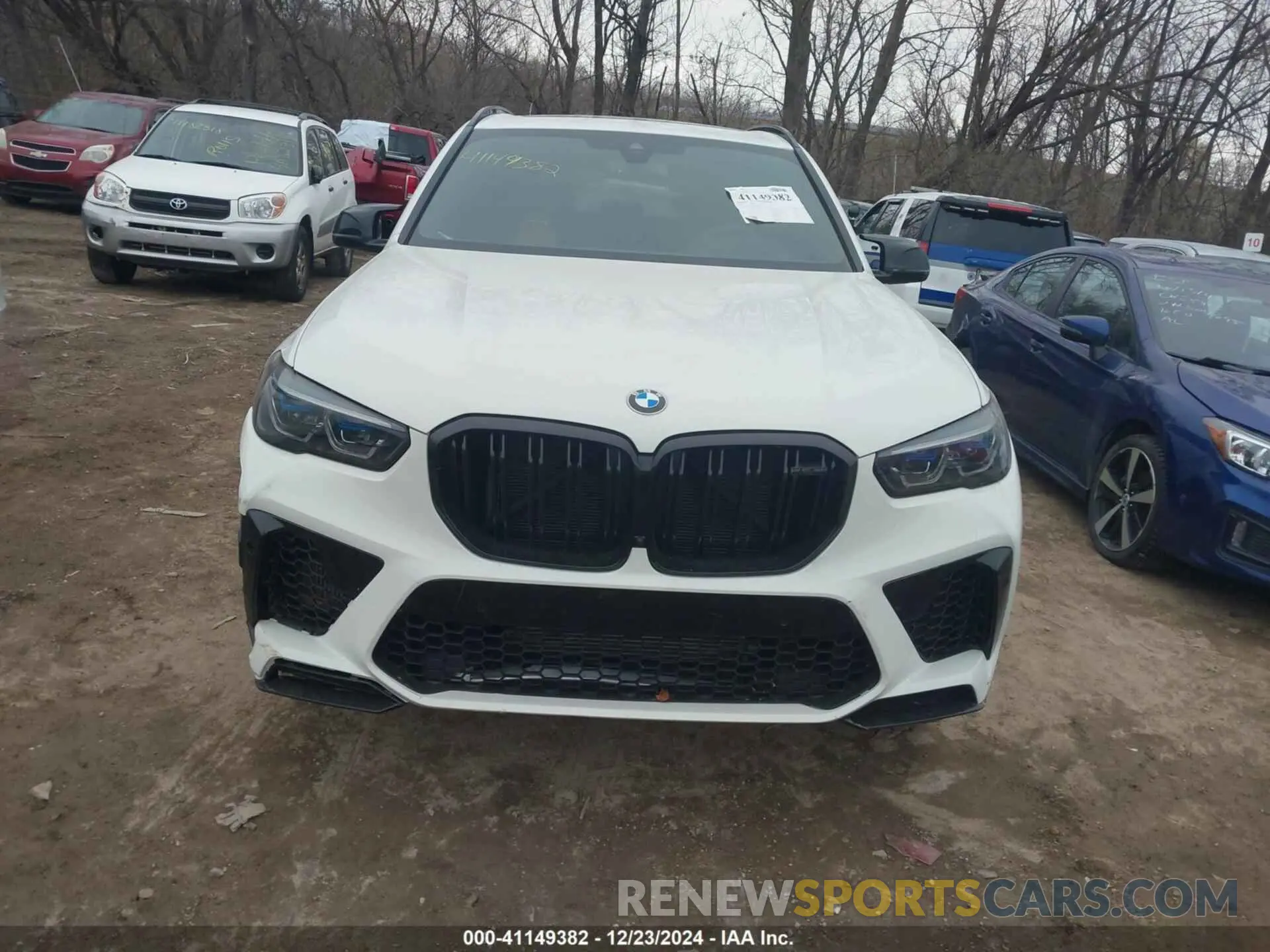12 fotografías del automóvil dañado 5YMJU0C07N9L11794 BMW X5 M 2022