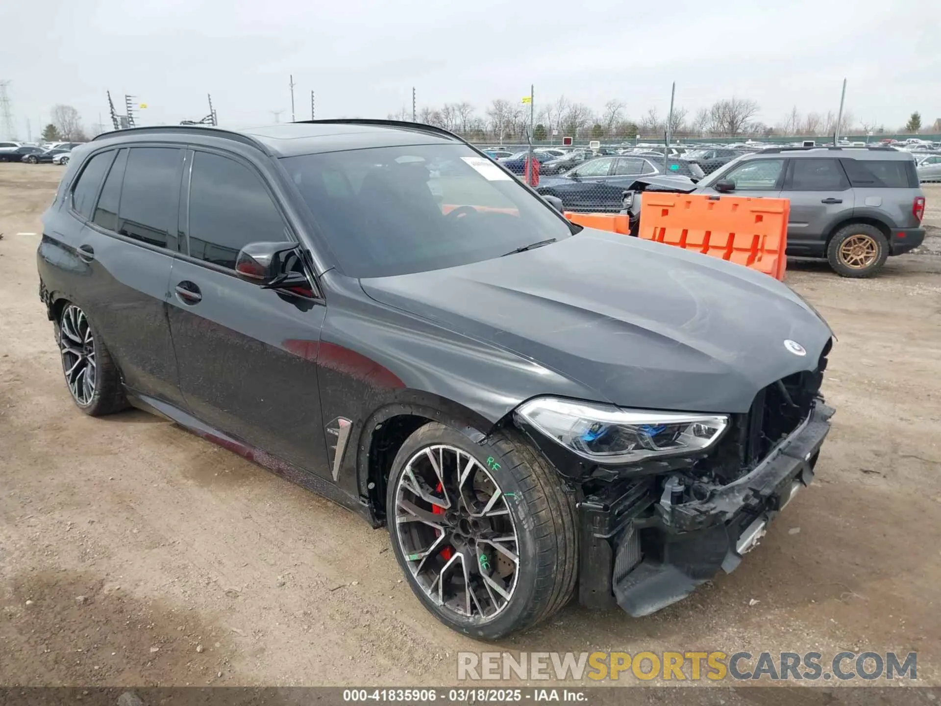 1 fotografías del automóvil dañado 5YMJU0C03P9P55922 BMW X5 M 2023
