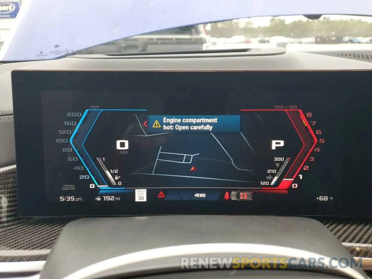 9 fotografías del automóvil dañado 5YM13ET09S9X53469 BMW X5 M COMPE 2025