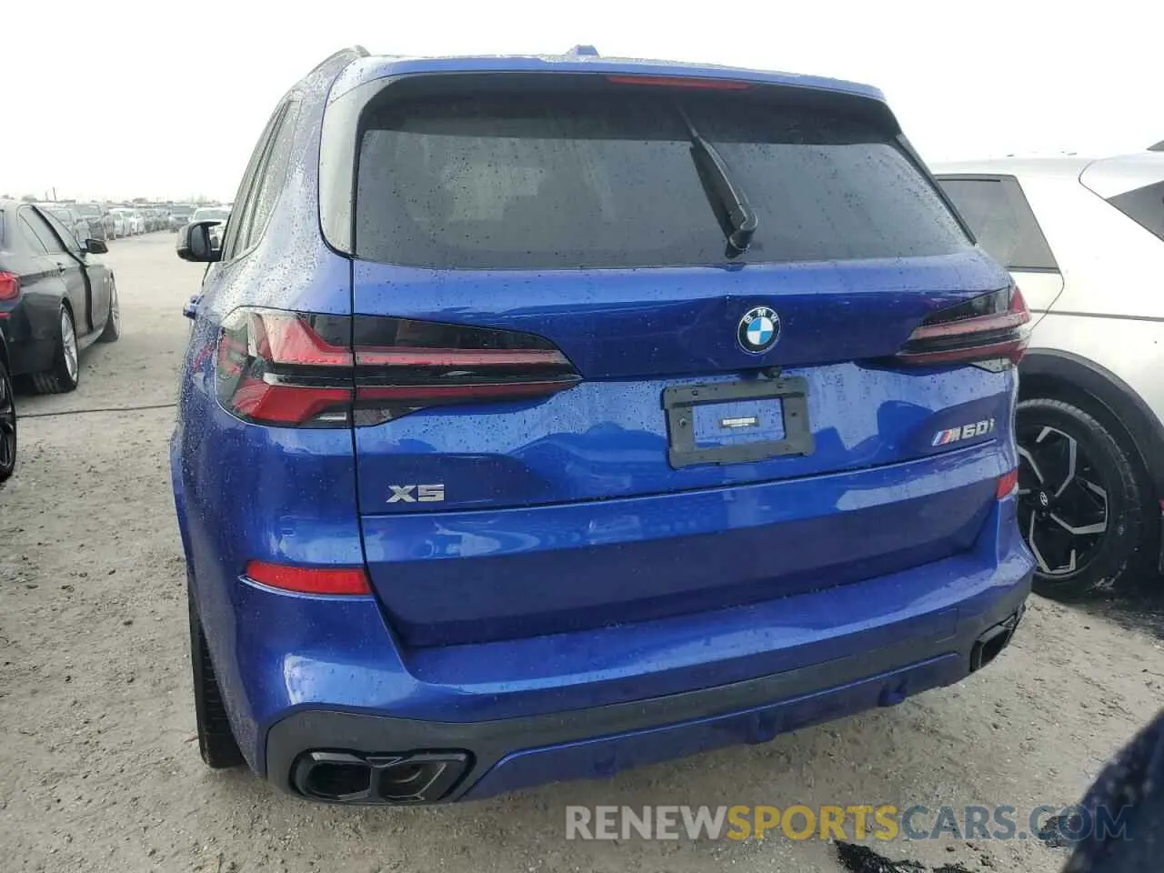 6 fotografías del automóvil dañado 5UX33EU08R9T28706 BMW X5 M60I 2024