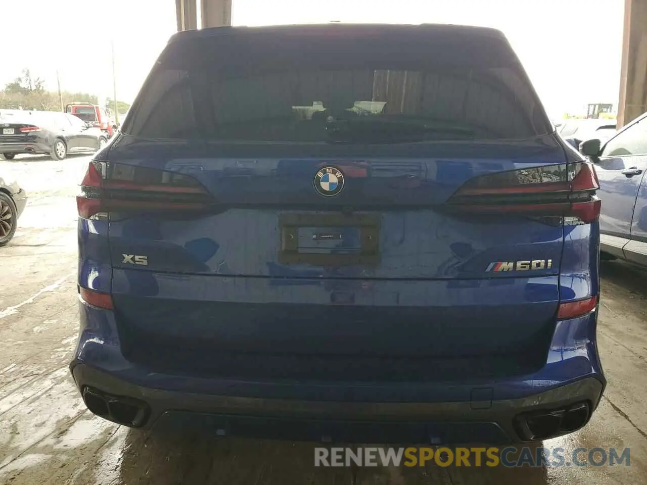 6 fotografías del automóvil dañado 5UX33EU09R9T85271 BMW X5 M60I 2024