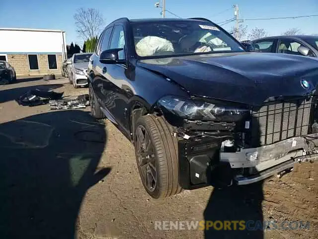 11 fotografías del automóvil dañado 5UX33EU01S9X45834 BMW X5 M60I 2025