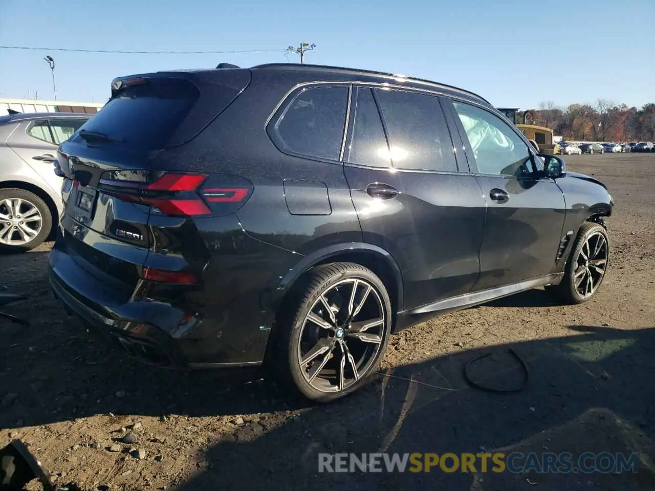 3 fotografías del automóvil dañado 5UX33EU01S9X45834 BMW X5 M60I 2025