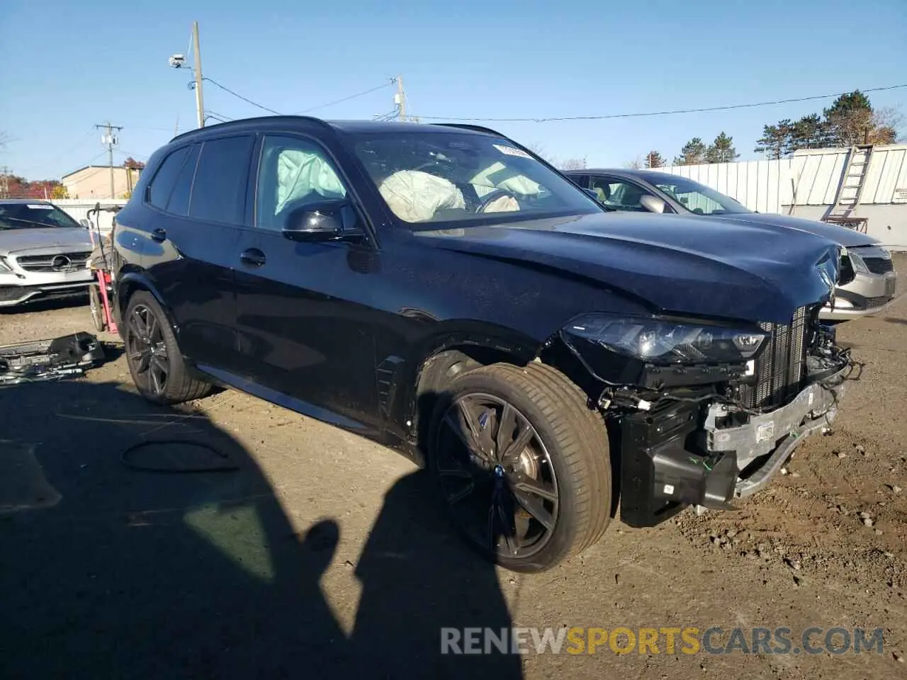 4 fotografías del automóvil dañado 5UX33EU01S9X45834 BMW X5 M60I 2025