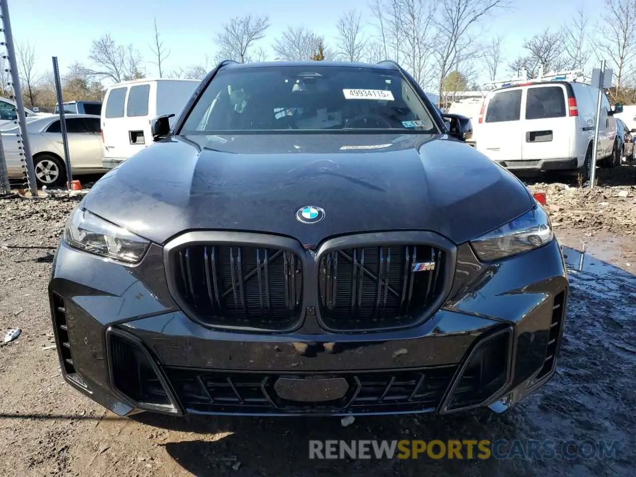 5 fotografías del automóvil dañado 5UX33EU08S9Y18536 BMW X5 M60I 2025