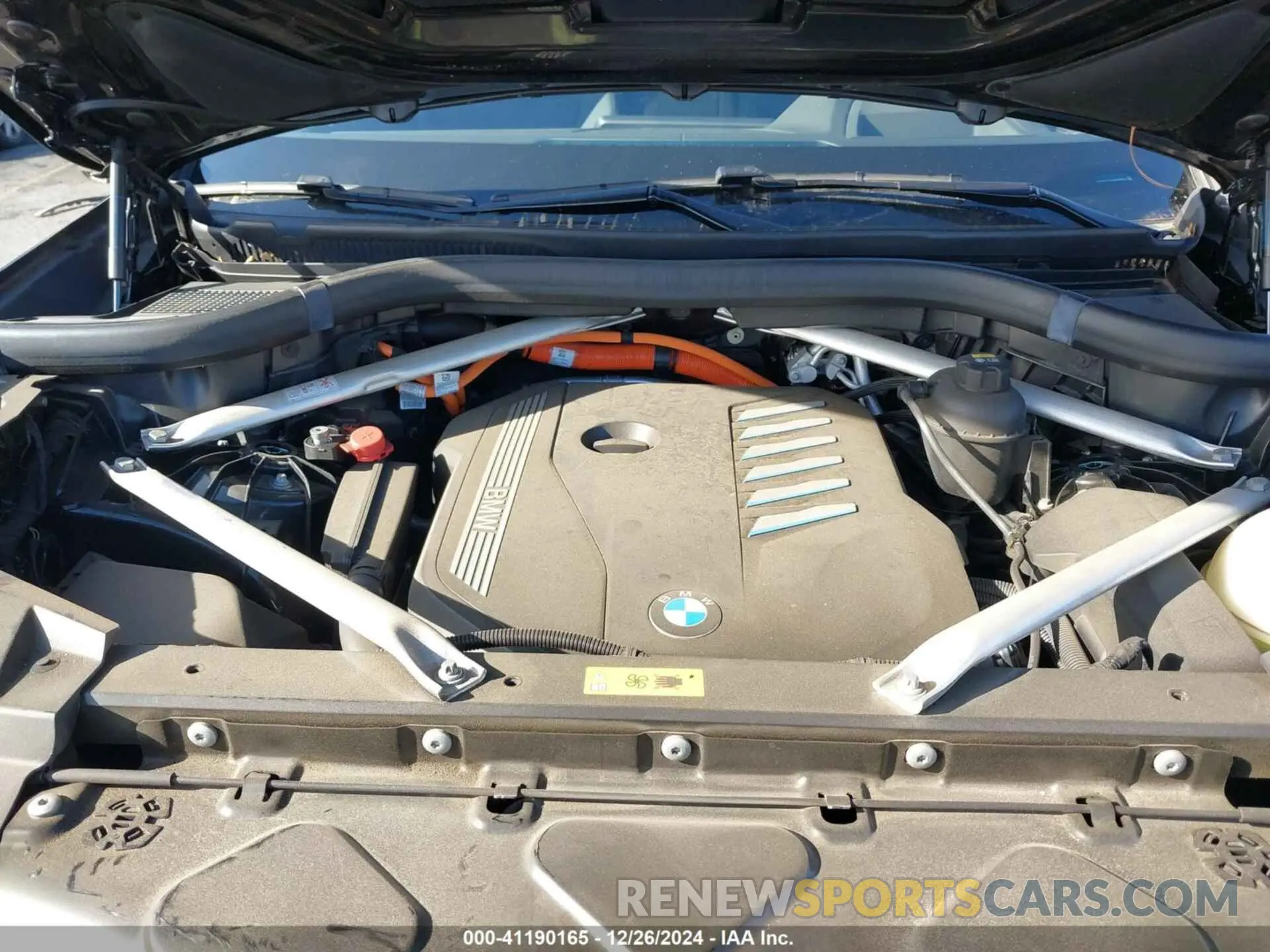 10 fotografías del automóvil dañado 5UXTA6C01M9G60625 BMW X5 PHEV 2021