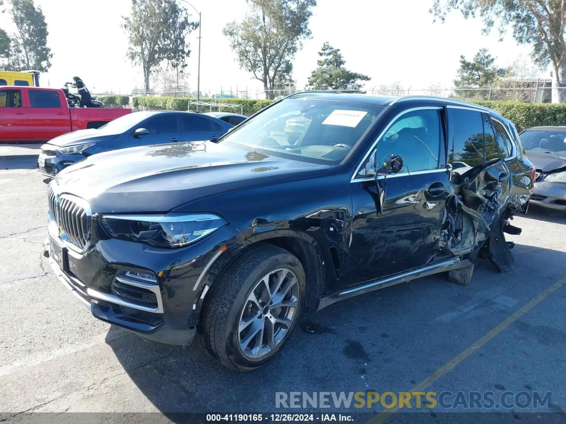 2 fotografías del automóvil dañado 5UXTA6C01M9G60625 BMW X5 PHEV 2021