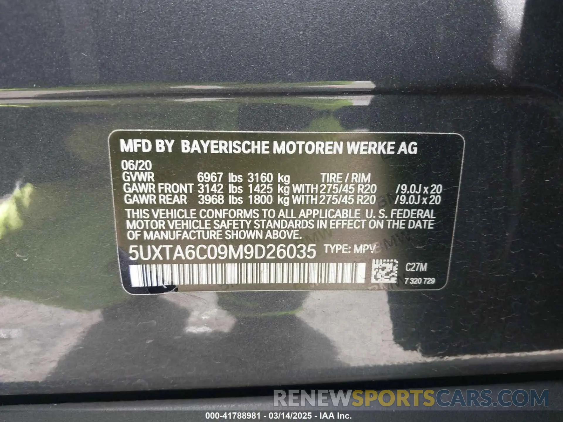 9 fotografías del automóvil dañado 5UXTA6C09M9D26035 BMW X5 PHEV 2021