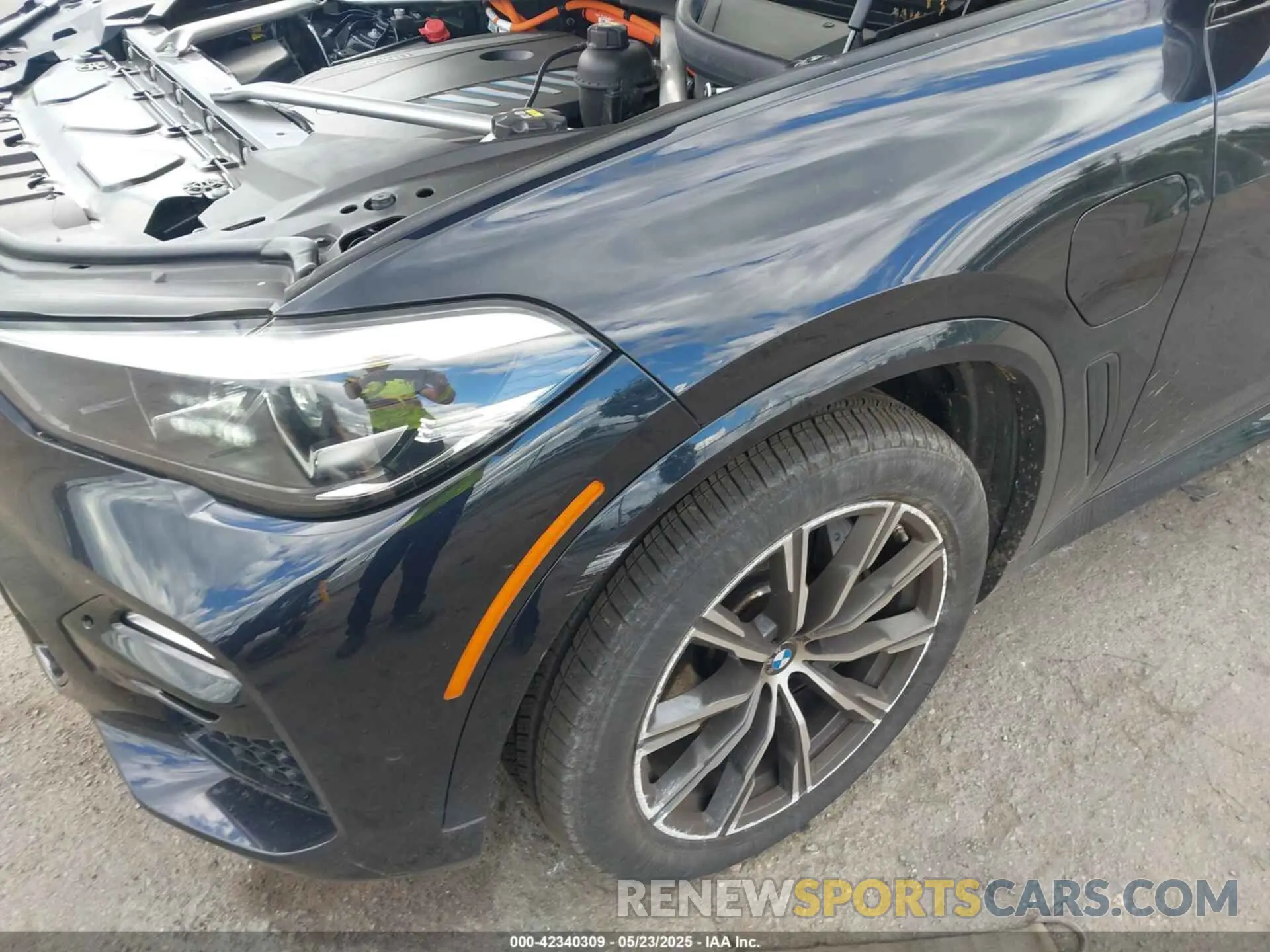 6 fotografías del automóvil dañado 5UXTA6C09M9F27367 BMW X5 PHEV 2021