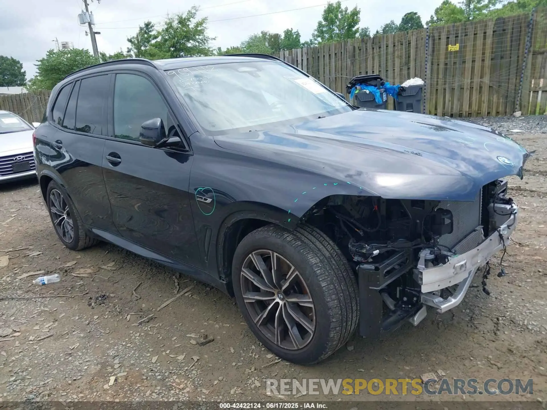 1 fotografías del automóvil dañado 5UXTA6C01N9J99912 BMW X5 PHEV 2022
