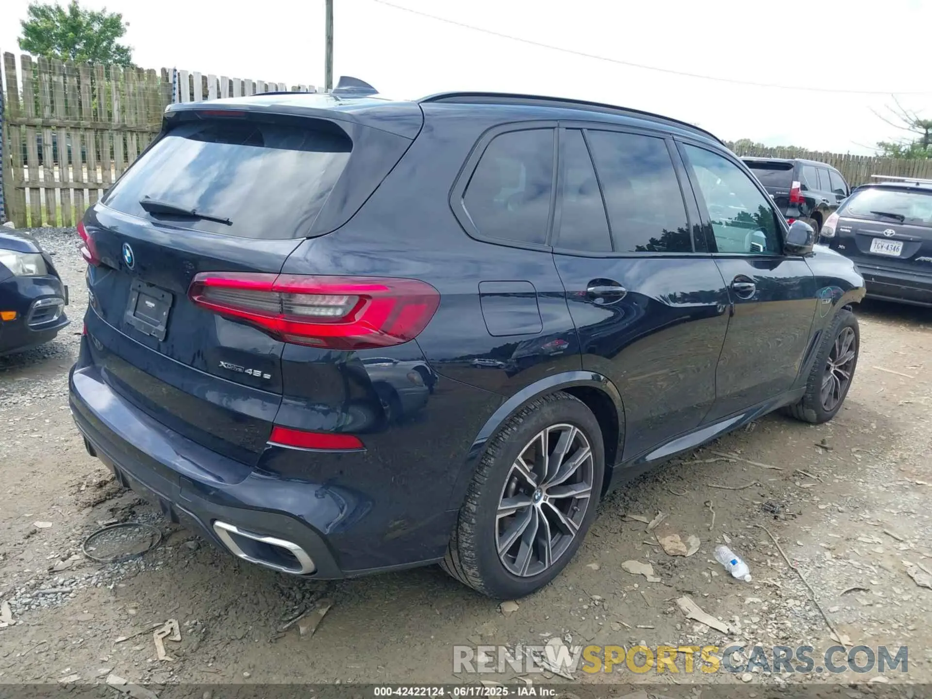 4 fotografías del automóvil dañado 5UXTA6C01N9J99912 BMW X5 PHEV 2022