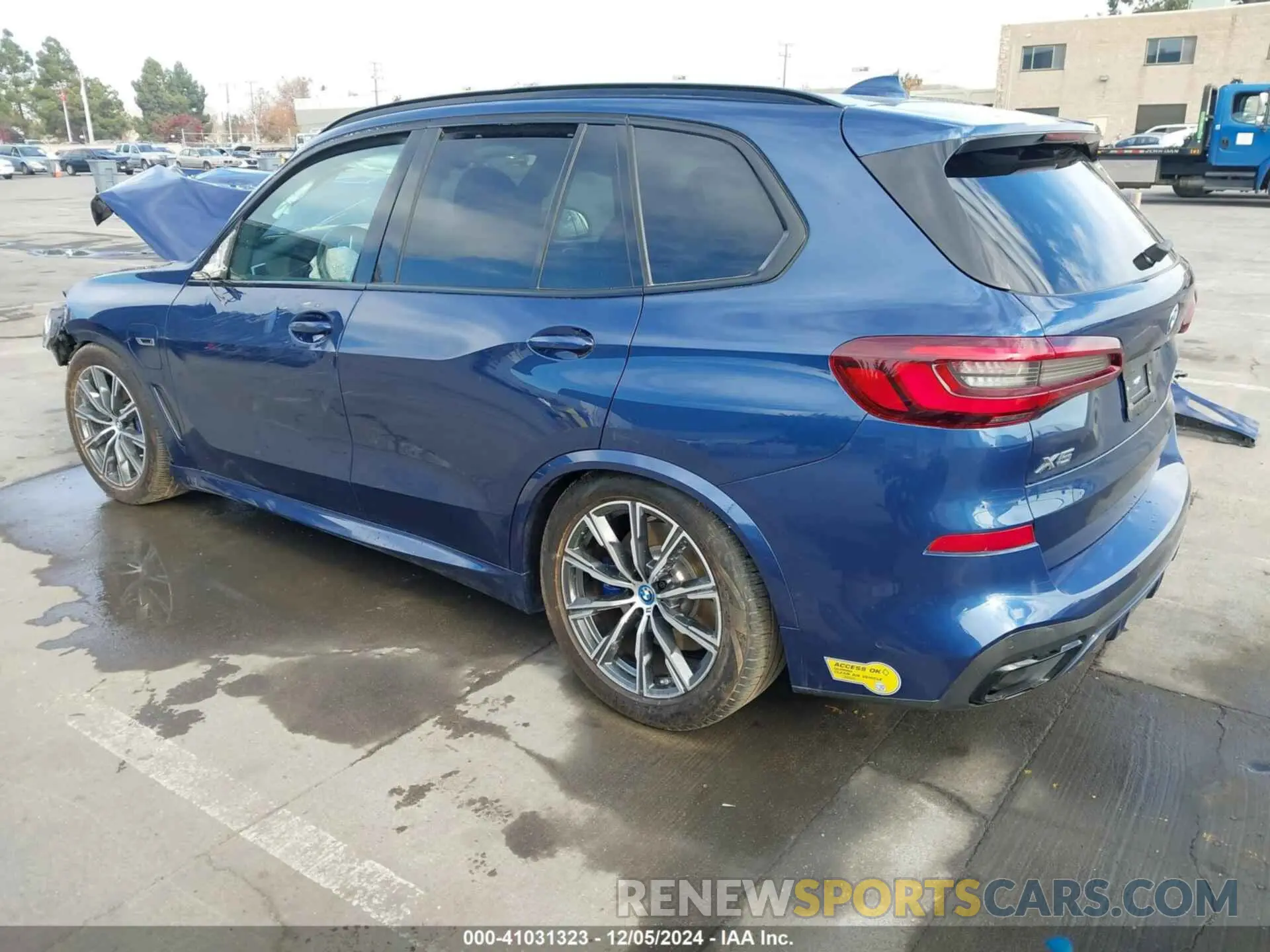 3 fotografías del automóvil dañado 5UXTA6C04N9K75011 BMW X5 PHEV 2022
