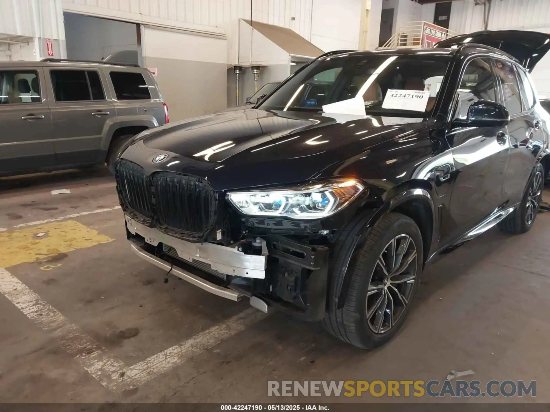 6 fotografías del automóvil dañado 5UXTA6C05N9L41274 BMW X5 PHEV 2022