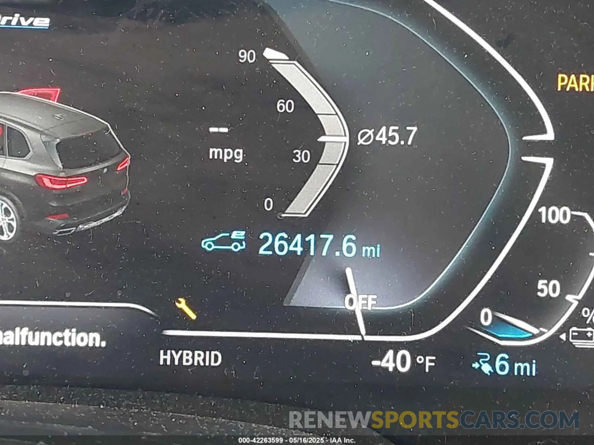 15 fotografías del automóvil dañado 5UXTA6C05N9M17771 BMW X5 PHEV 2022