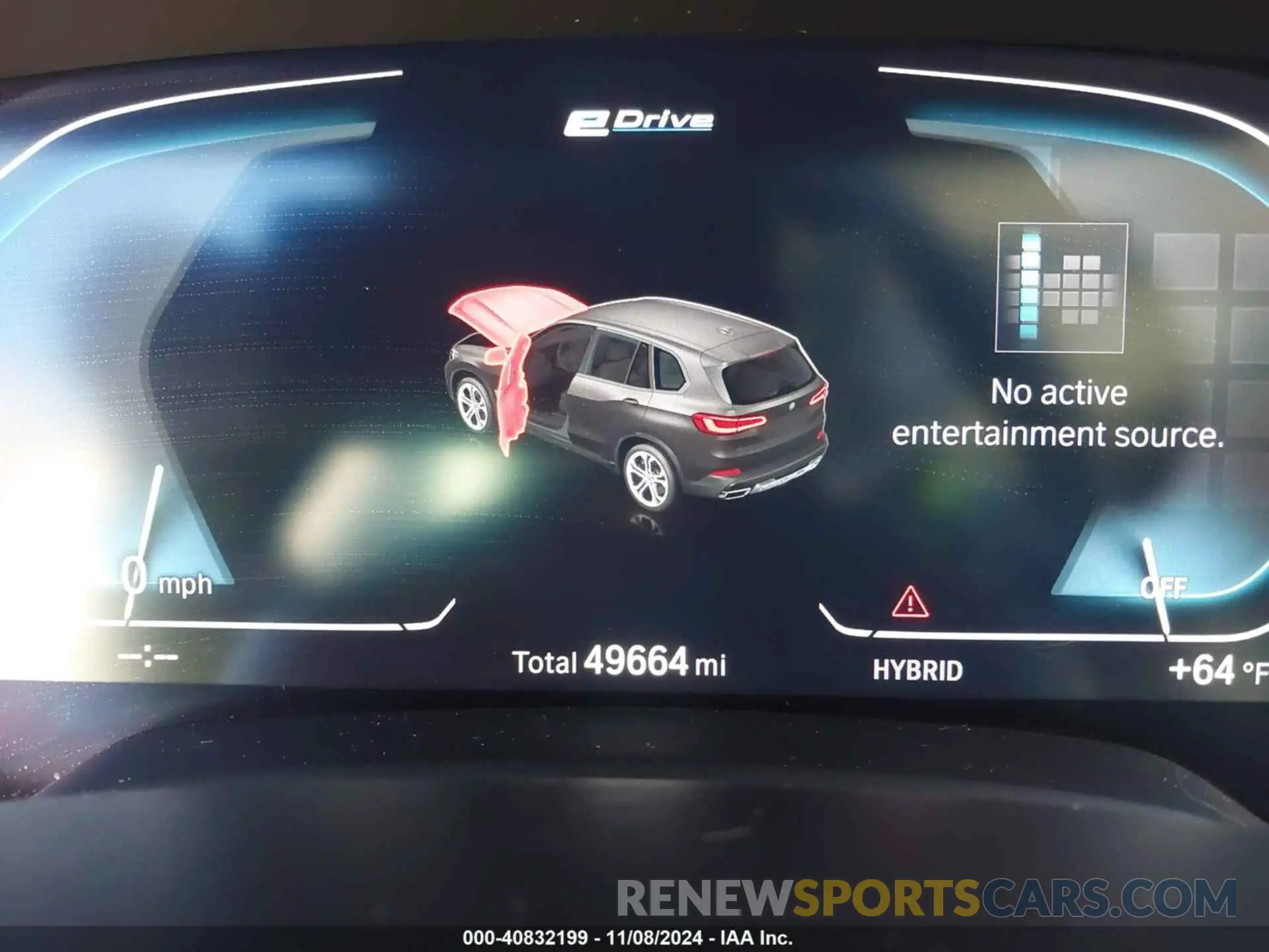 7 fotografías del automóvil dañado 5UXTA6C00P9P04809 BMW X5 PHEV 2023