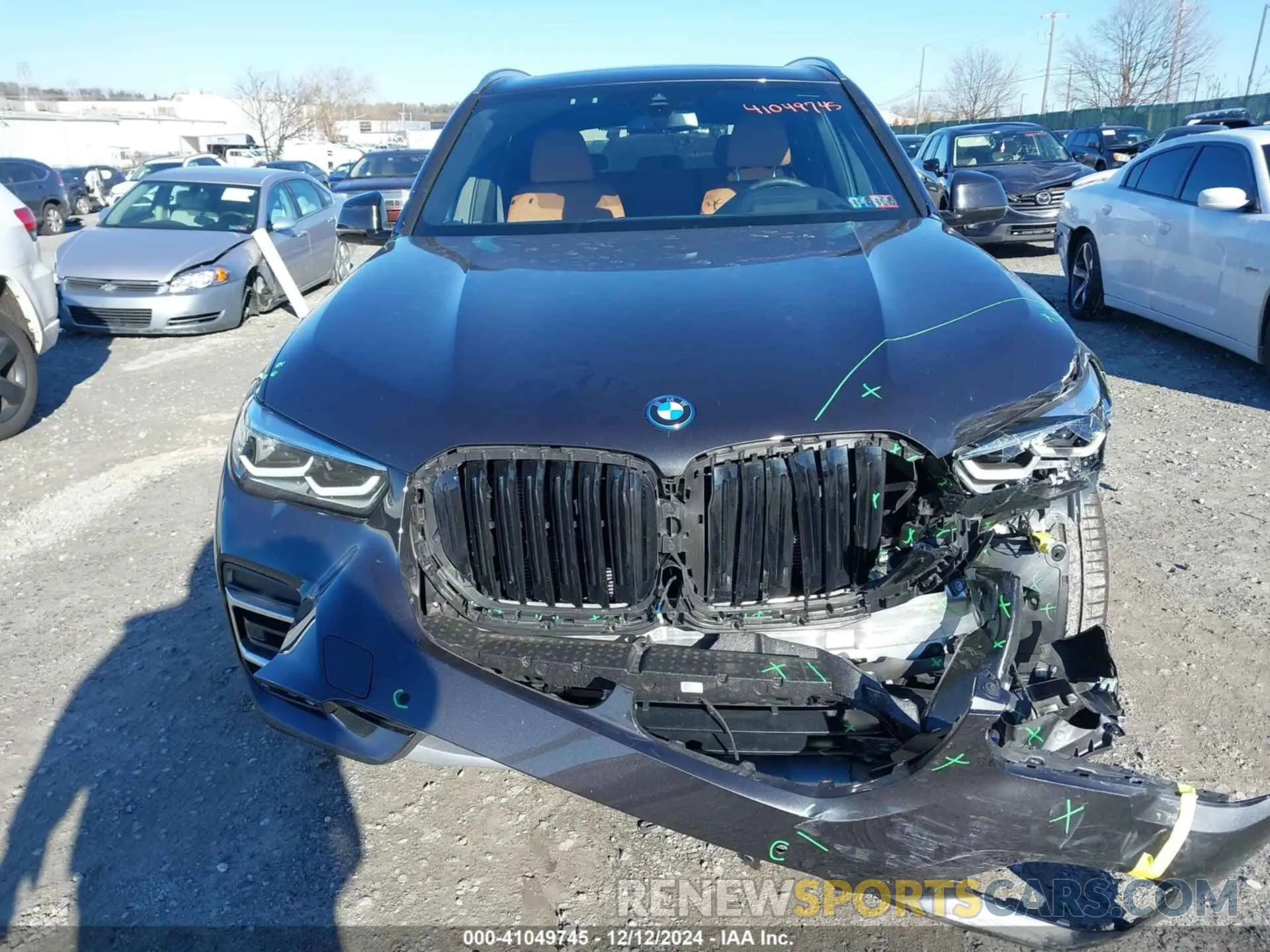 12 fotografías del automóvil dañado 5UXTA6C00P9R06095 BMW X5 PHEV 2023