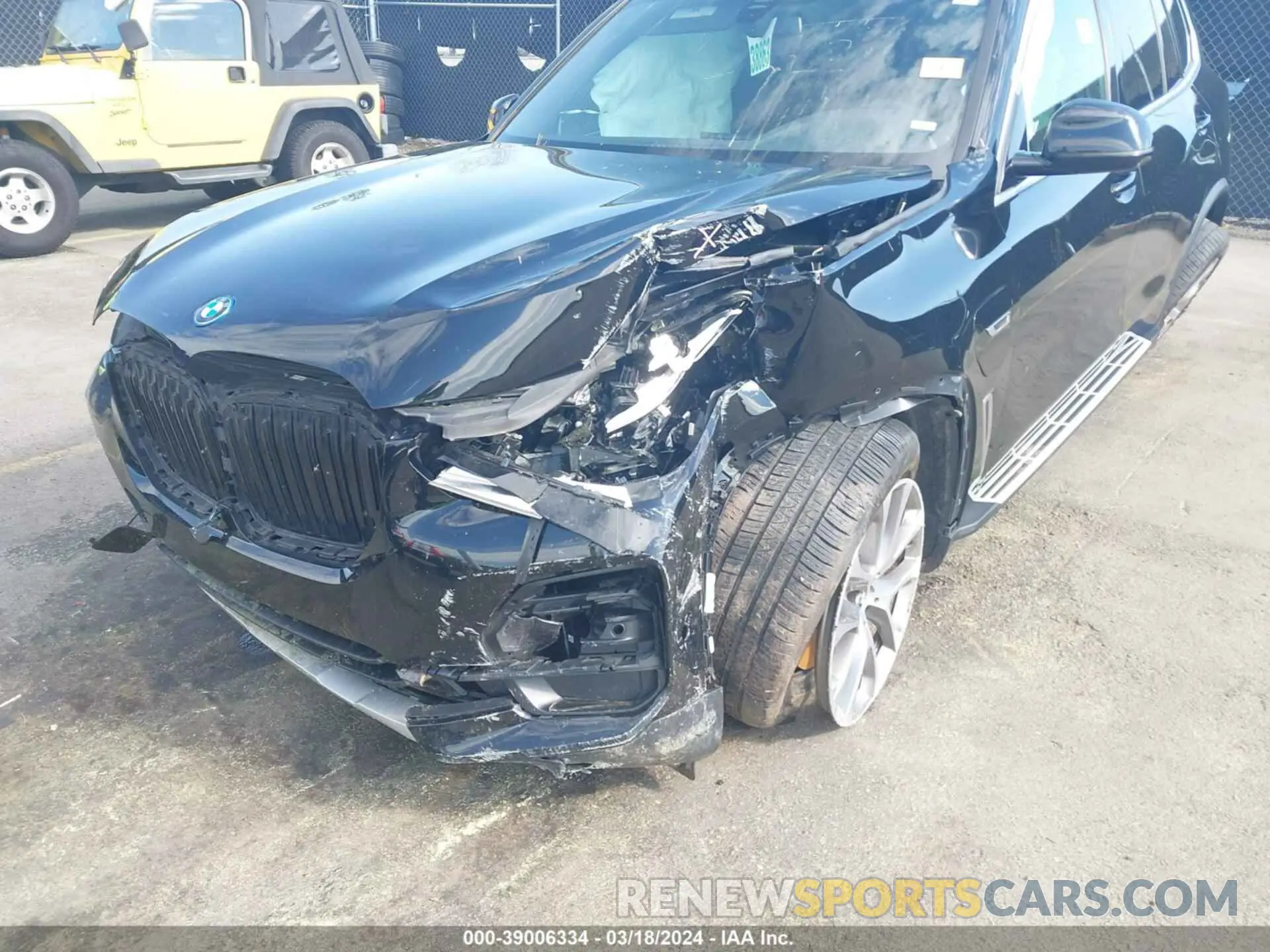 6 fotografías del automóvil dañado 5UXTA6C0XP9P17079 BMW X5 PHEV 2023