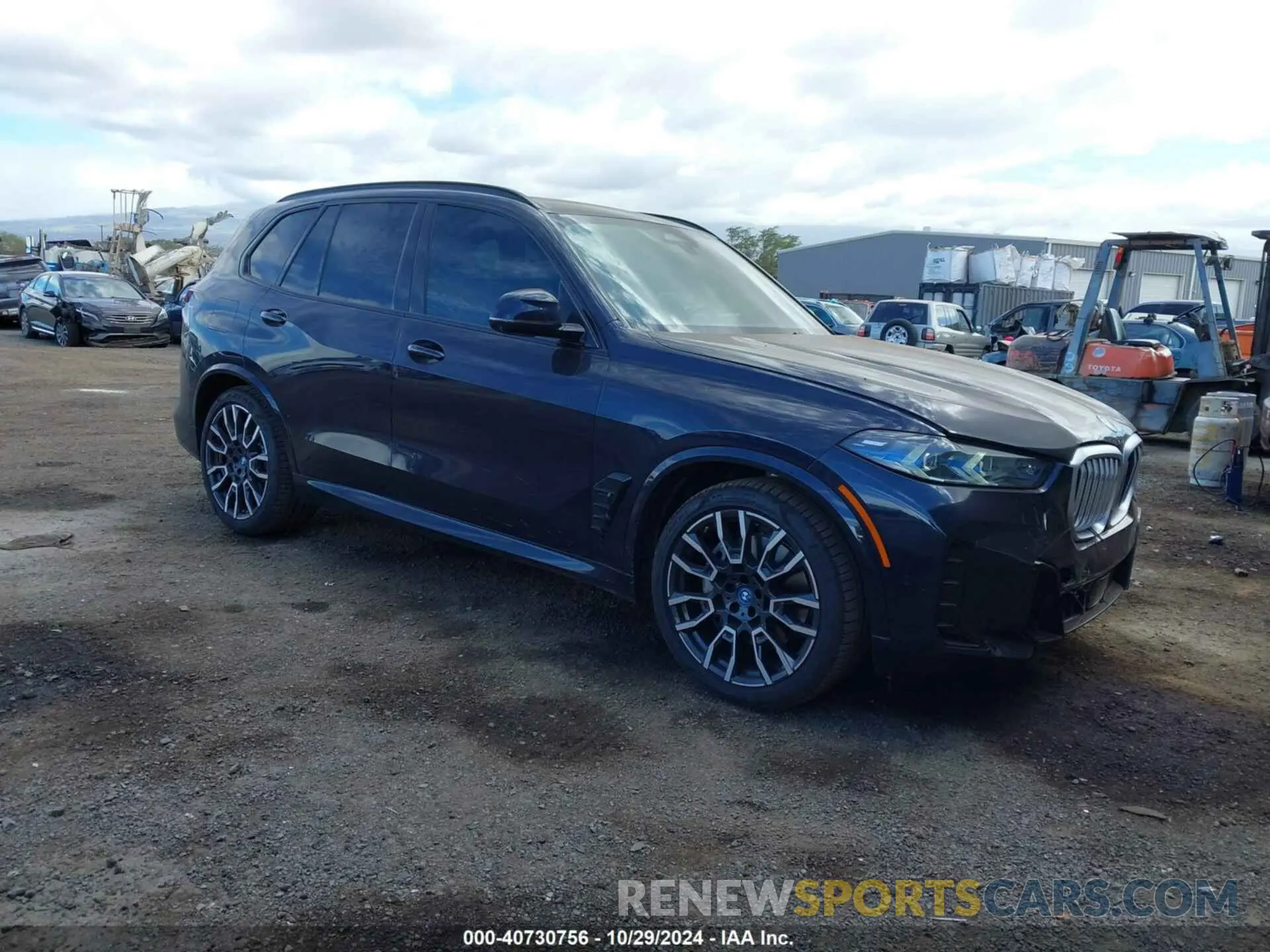 1 fotografías del automóvil dañado 5UX43EU07R9U37078 BMW X5 PHEV 2024