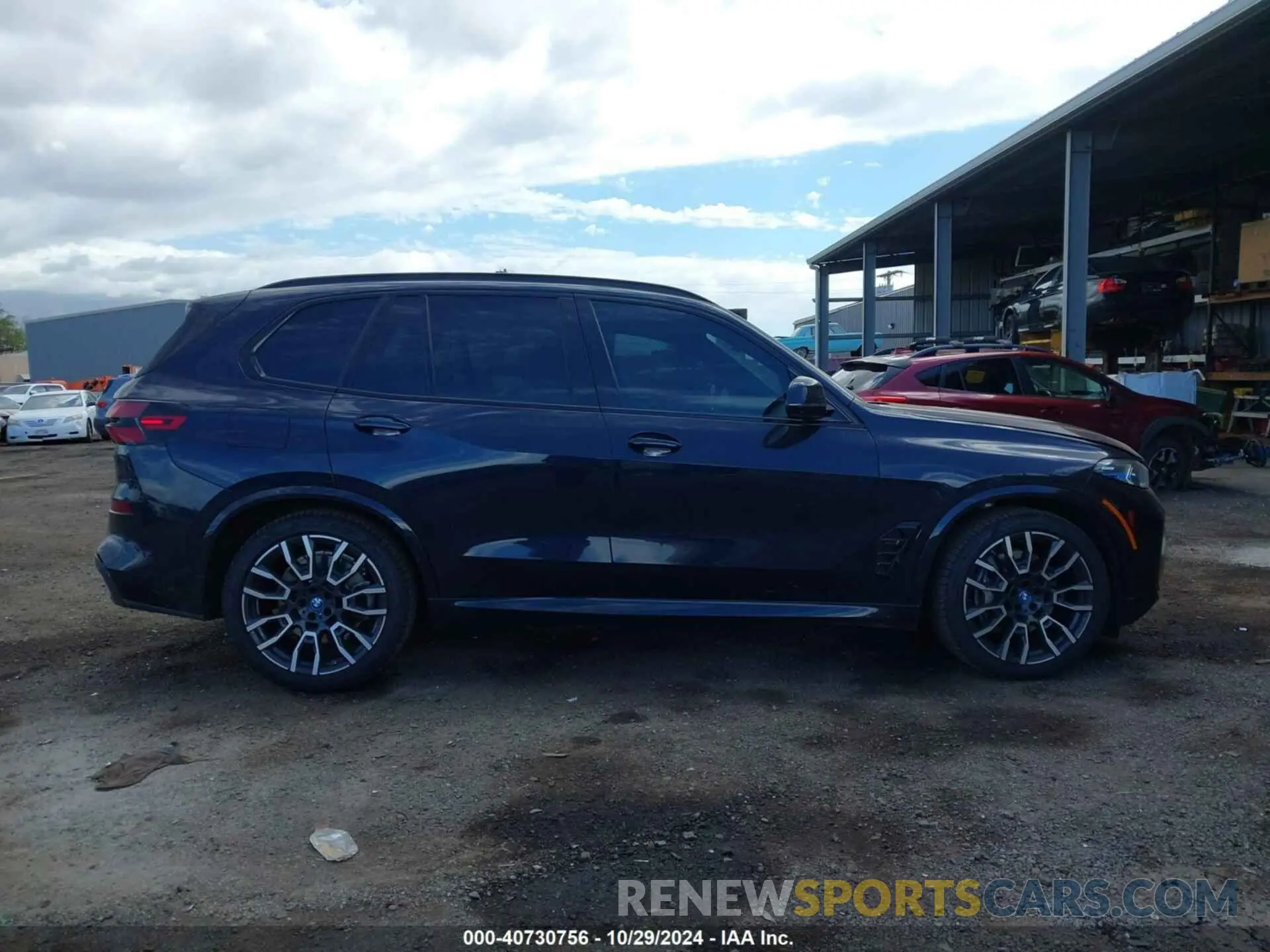 13 fotografías del automóvil dañado 5UX43EU07R9U37078 BMW X5 PHEV 2024