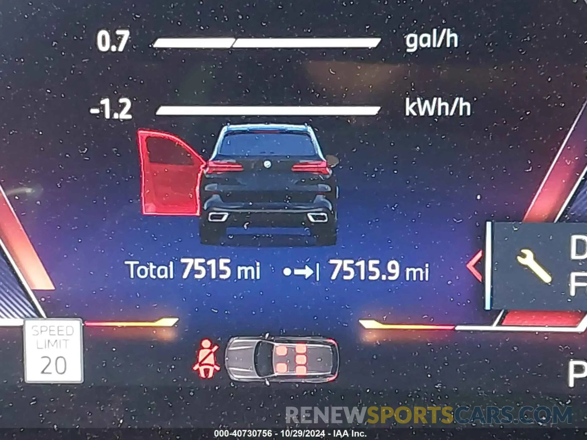 15 fotografías del automóvil dañado 5UX43EU07R9U37078 BMW X5 PHEV 2024