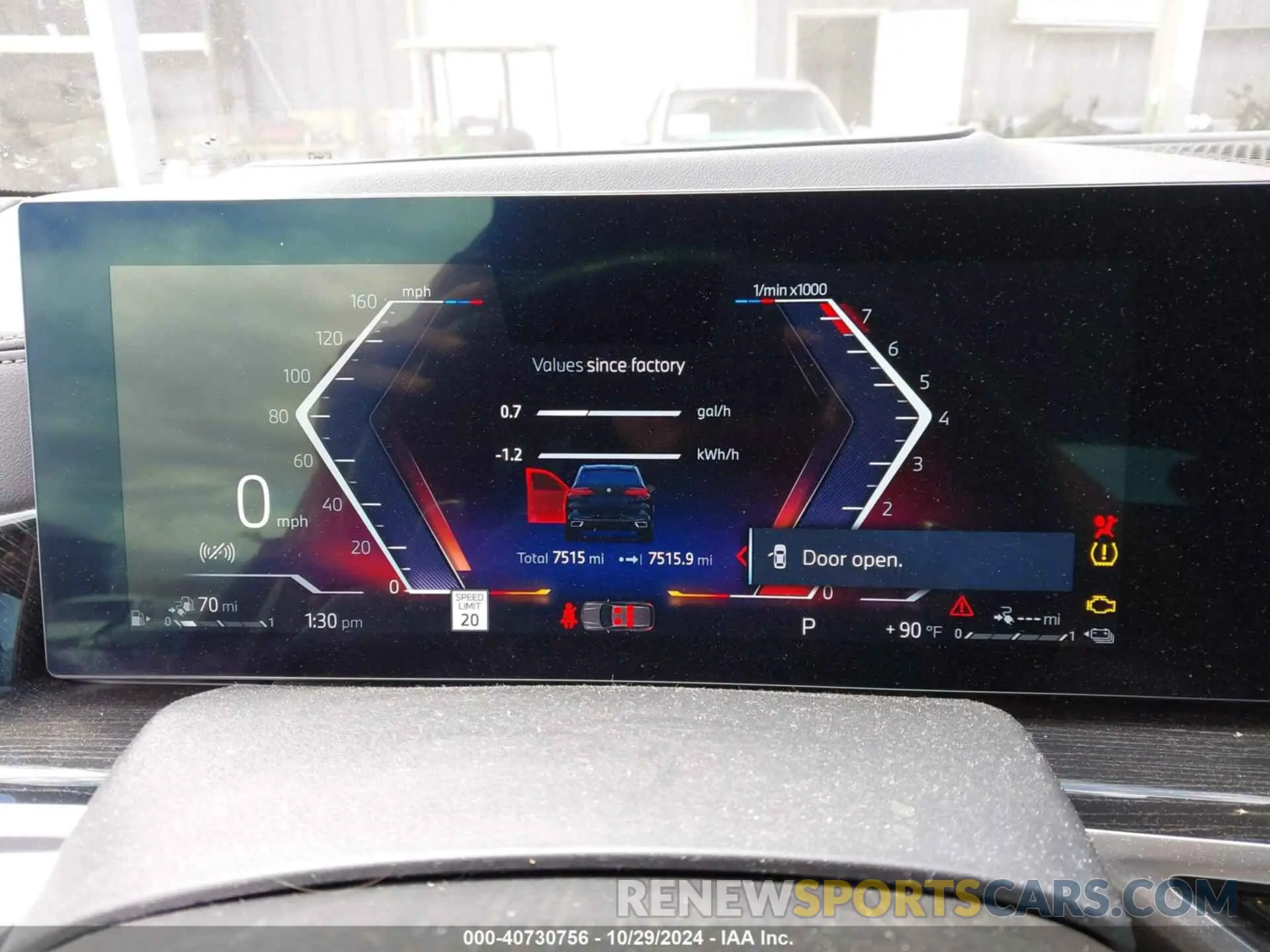 7 fotografías del automóvil dañado 5UX43EU07R9U37078 BMW X5 PHEV 2024