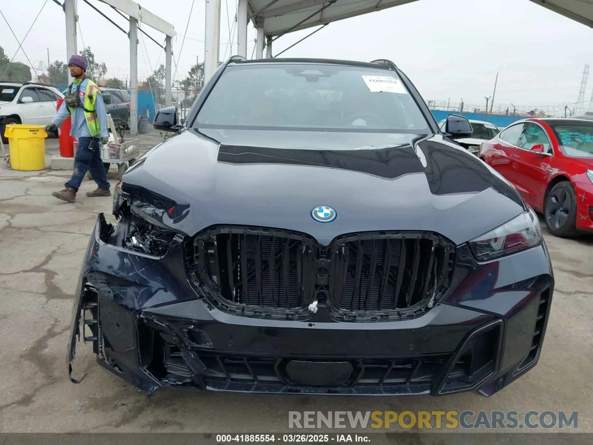 13 fotografías del automóvil dañado 5UX43EU01S9Y86603 BMW X5 PHEV 2025