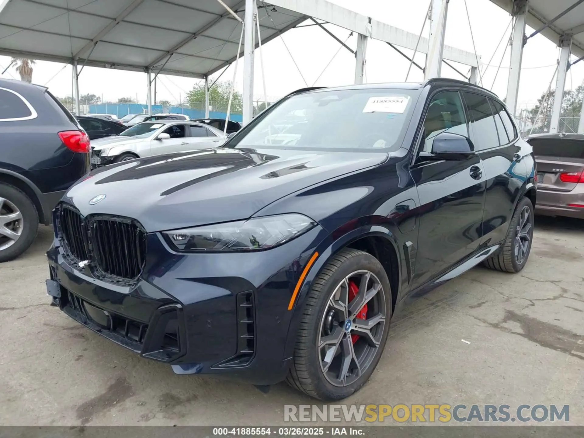 2 fotografías del automóvil dañado 5UX43EU01S9Y86603 BMW X5 PHEV 2025