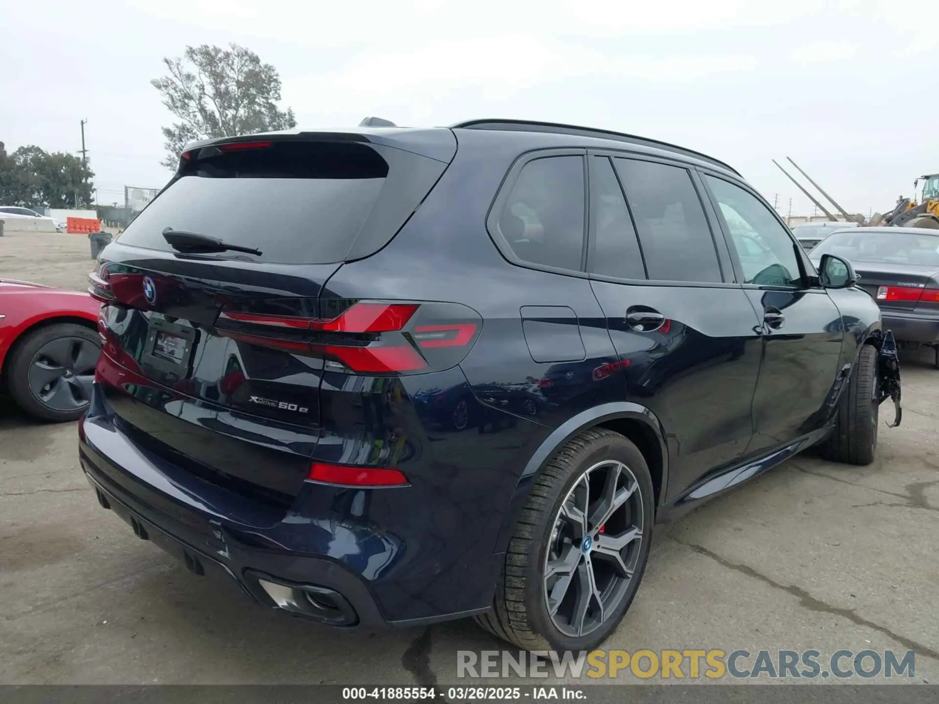 4 fotografías del automóvil dañado 5UX43EU01S9Y86603 BMW X5 PHEV 2025