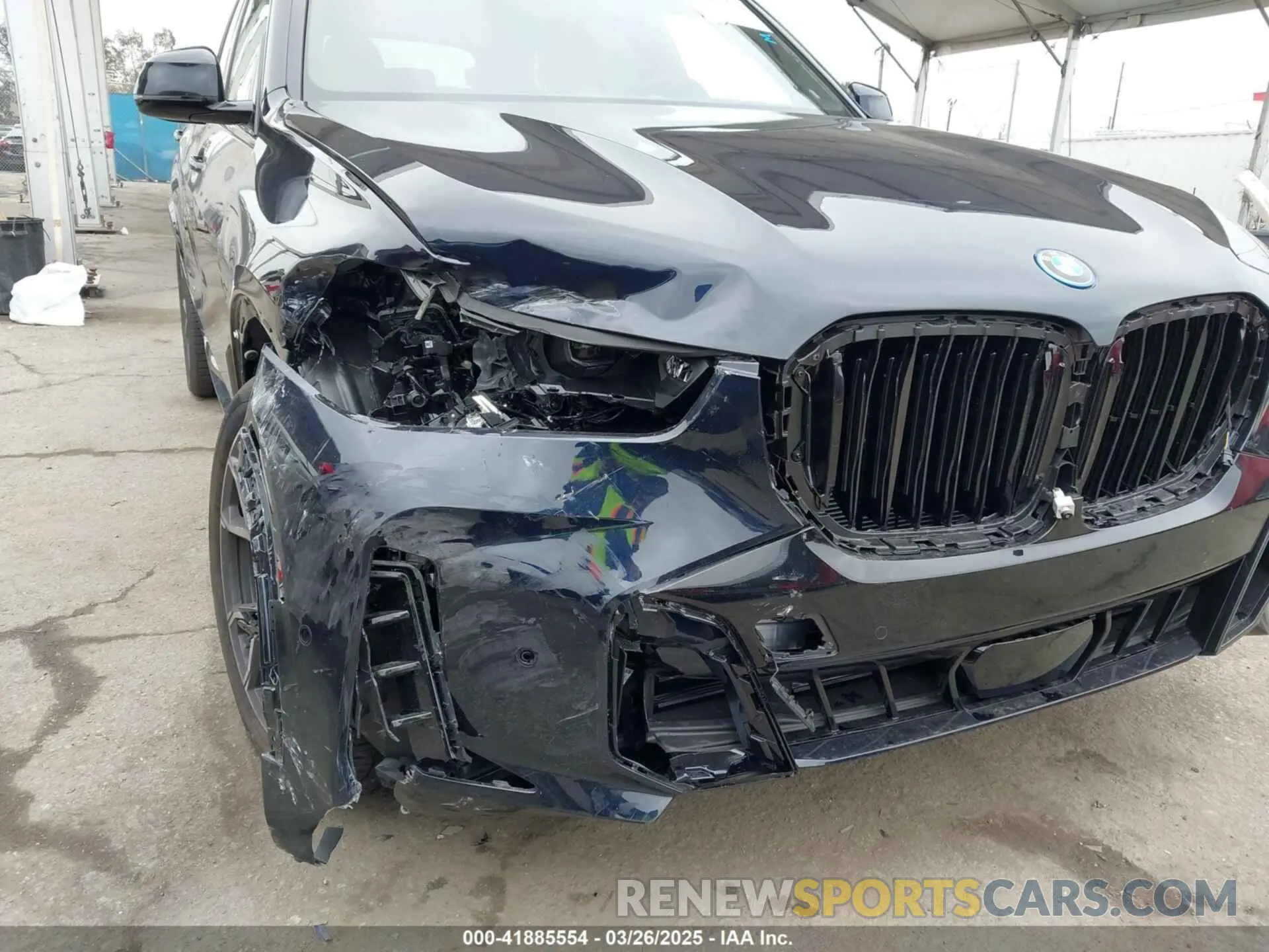 6 fotografías del automóvil dañado 5UX43EU01S9Y86603 BMW X5 PHEV 2025