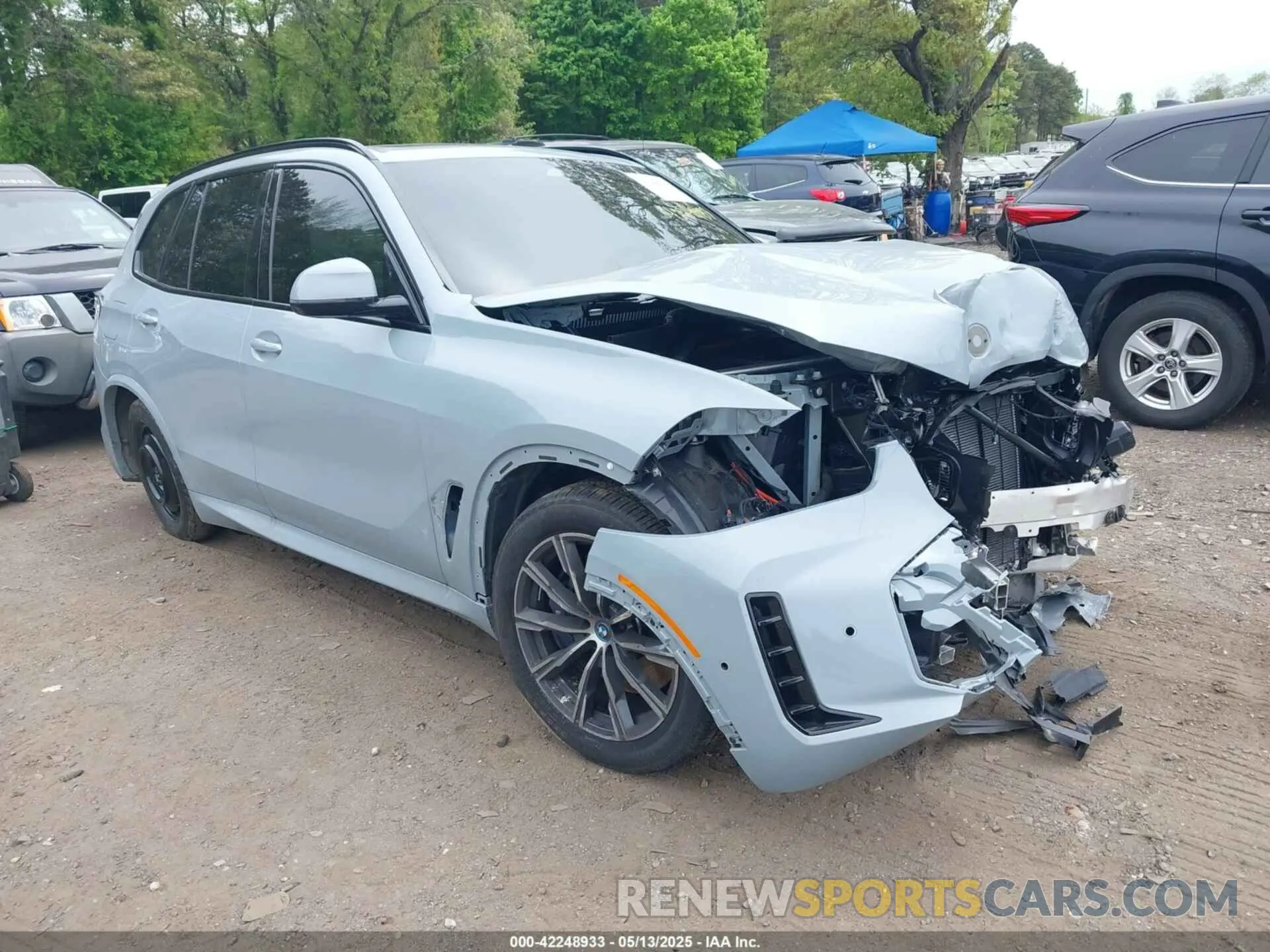 1 fotografías del automóvil dañado 5UX43EU02S9Y89879 BMW X5 PHEV 2025