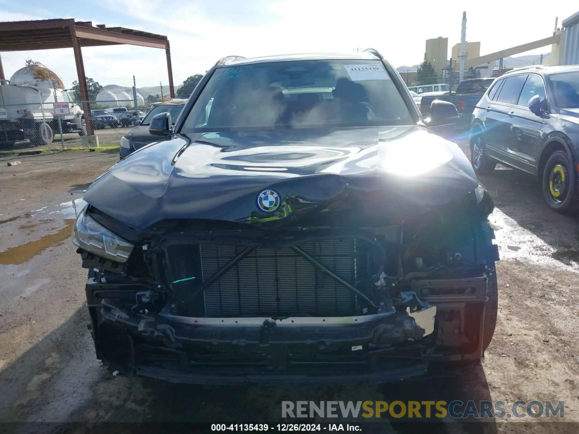 13 fotografías del automóvil dañado 5UX43EU08S9W76676 BMW X5 PHEV 2025