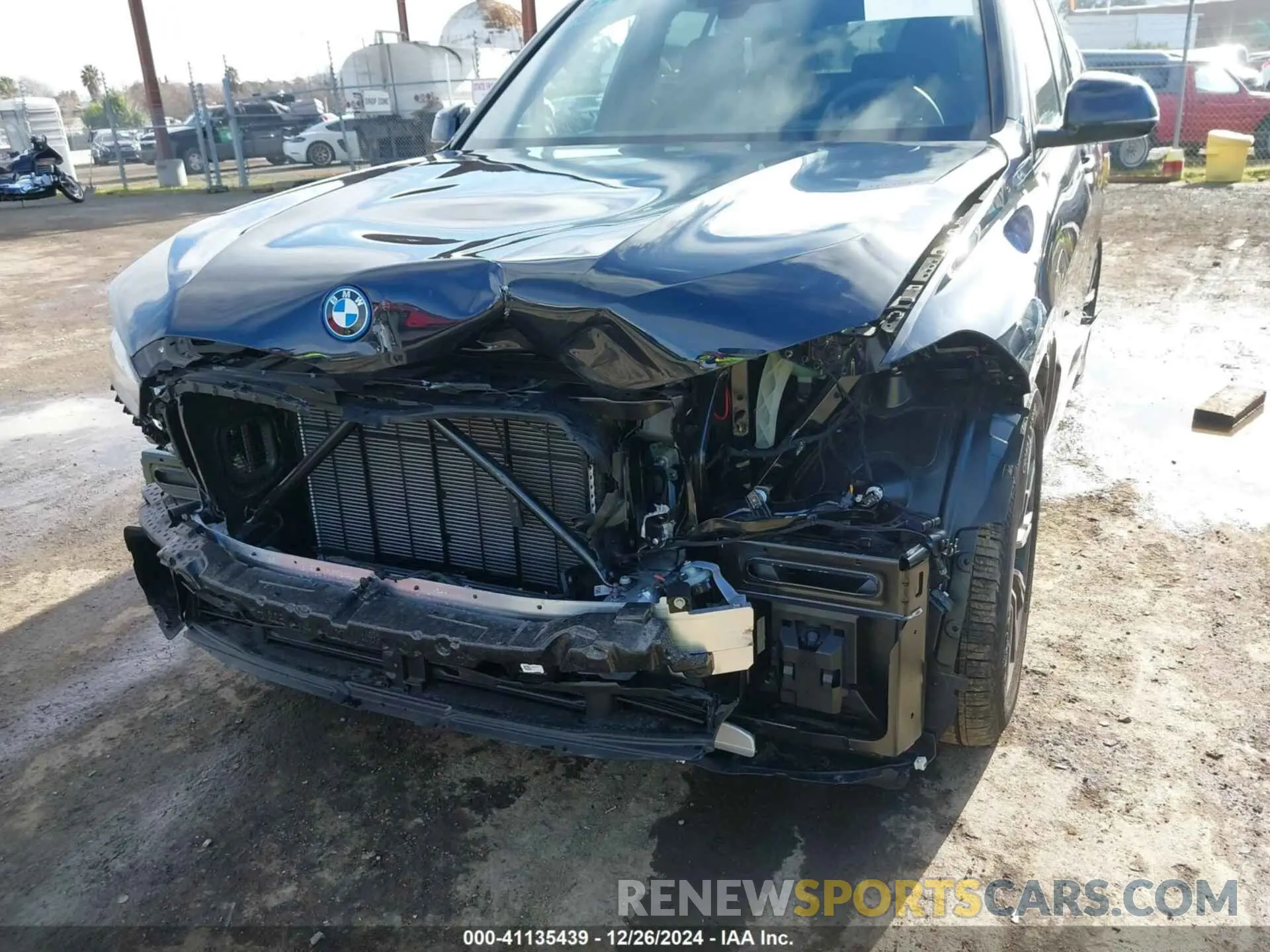 6 fotografías del automóvil dañado 5UX43EU08S9W76676 BMW X5 PHEV 2025