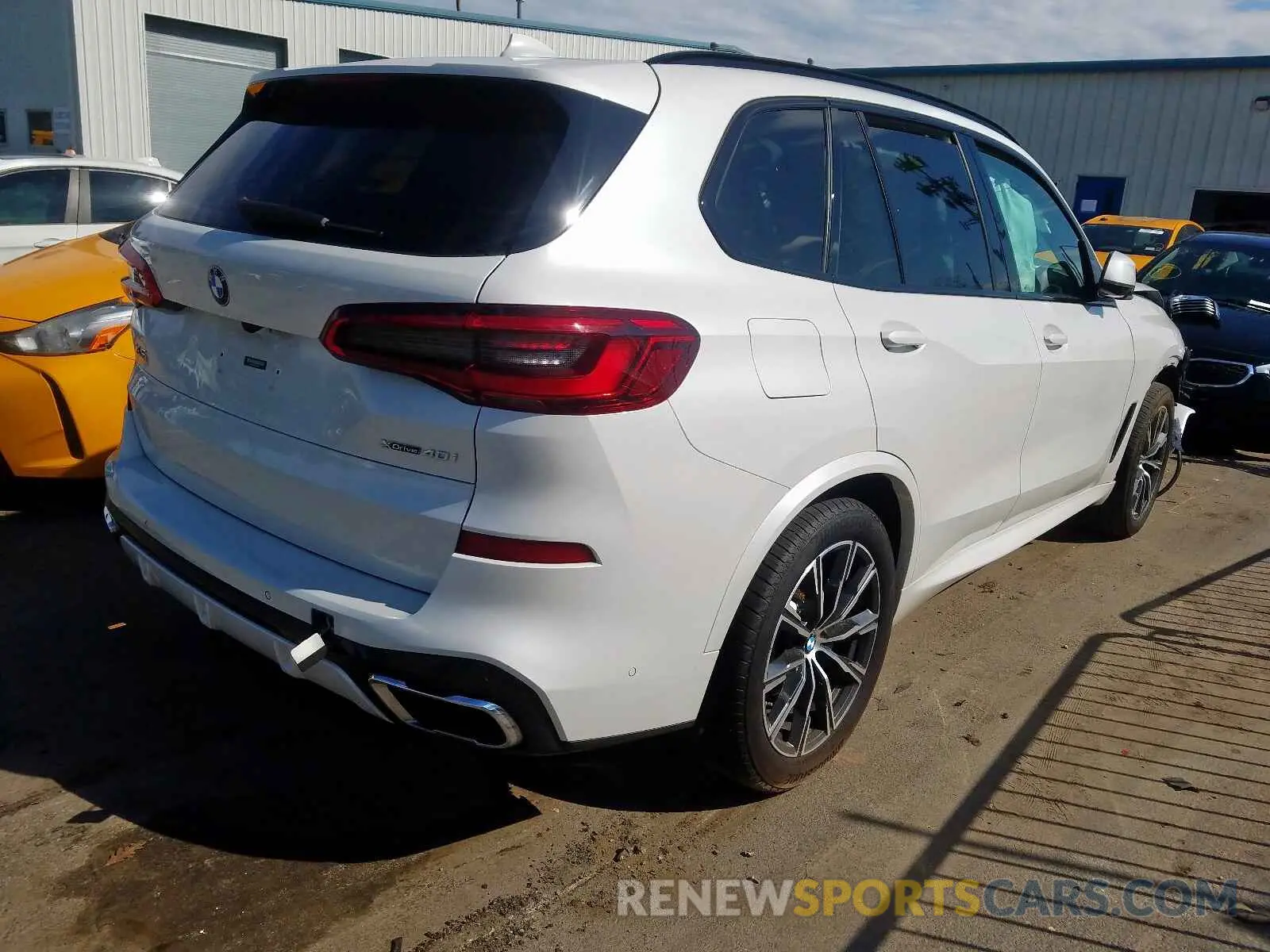 4 fotografías del automóvil dañado 5UXCR6C51KLL04645 BMW X5 XDRIVE4 2019
