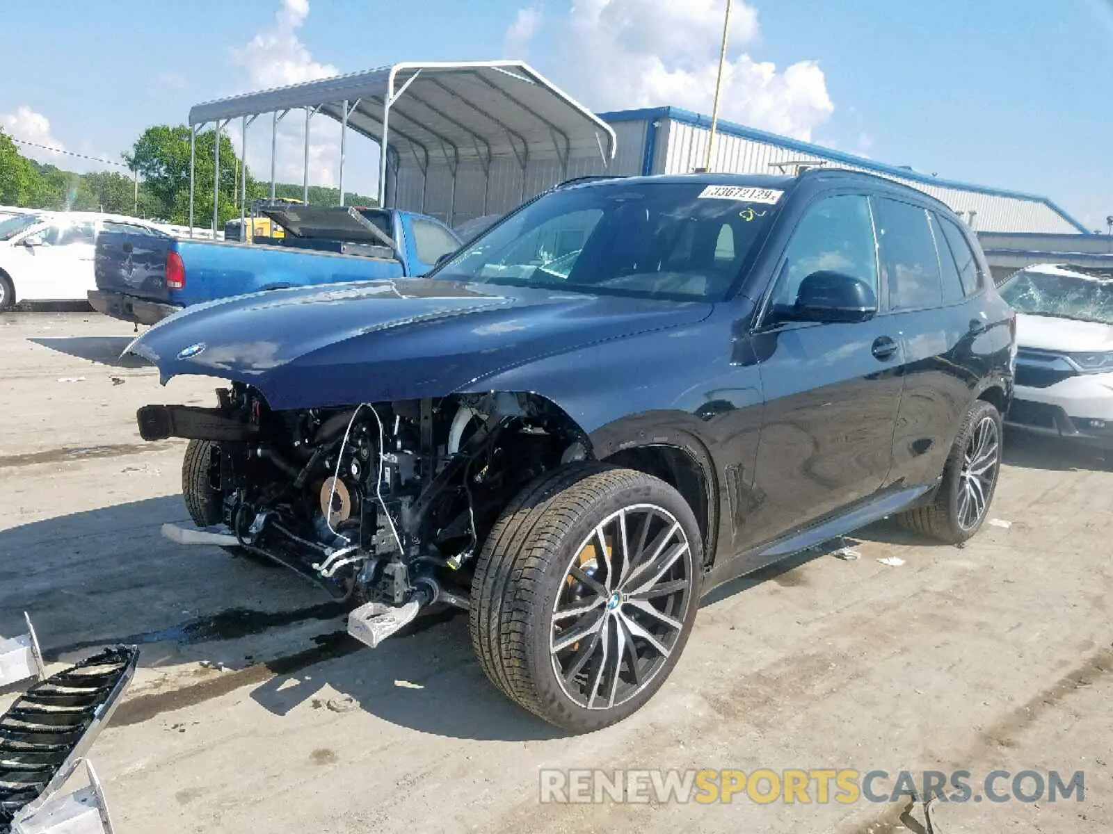 2 fotografías del automóvil dañado 5UXCR6C5XKLL02358 BMW X5 XDRIVE4 2019