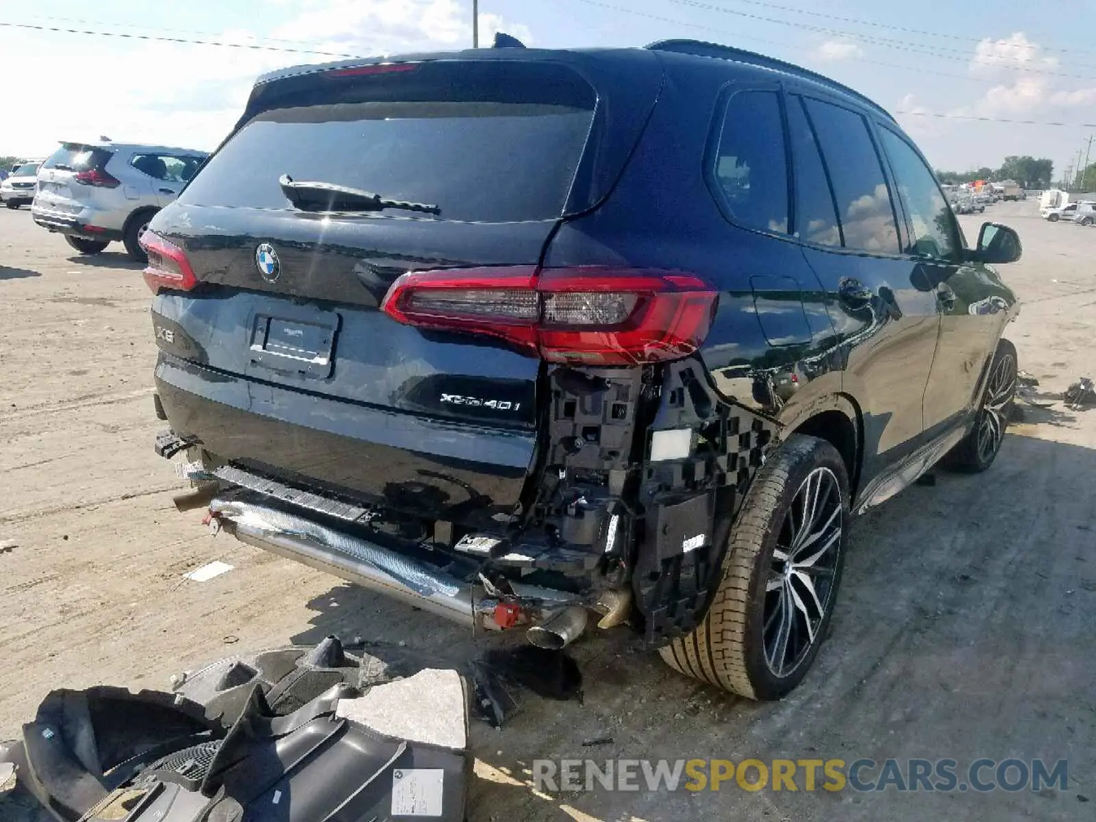 4 fotografías del automóvil dañado 5UXCR6C5XKLL02358 BMW X5 XDRIVE4 2019