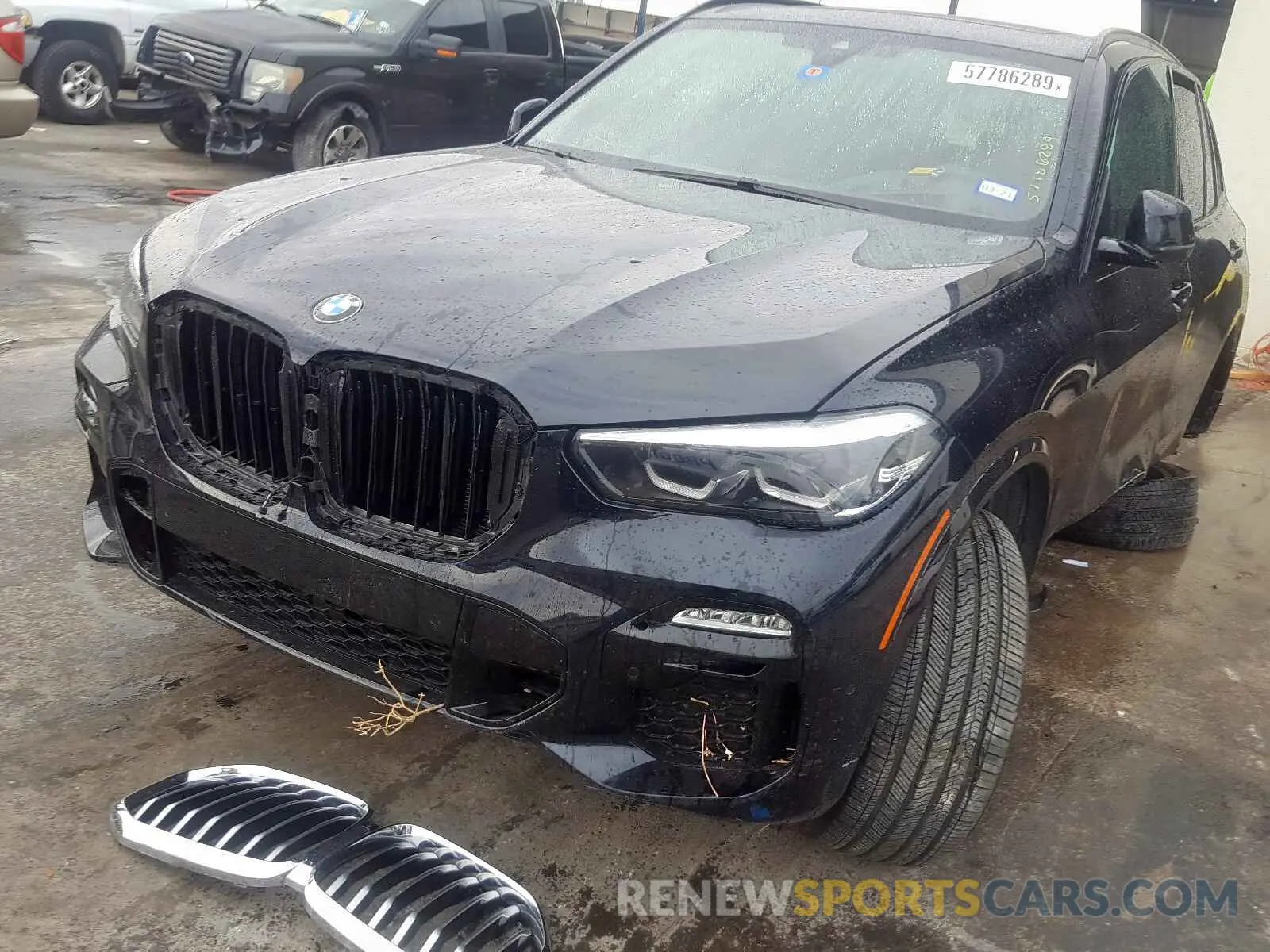 2 fotografías del automóvil dañado 5UXJU2C5XKLN65108 BMW X5 XDRIVE5 2019