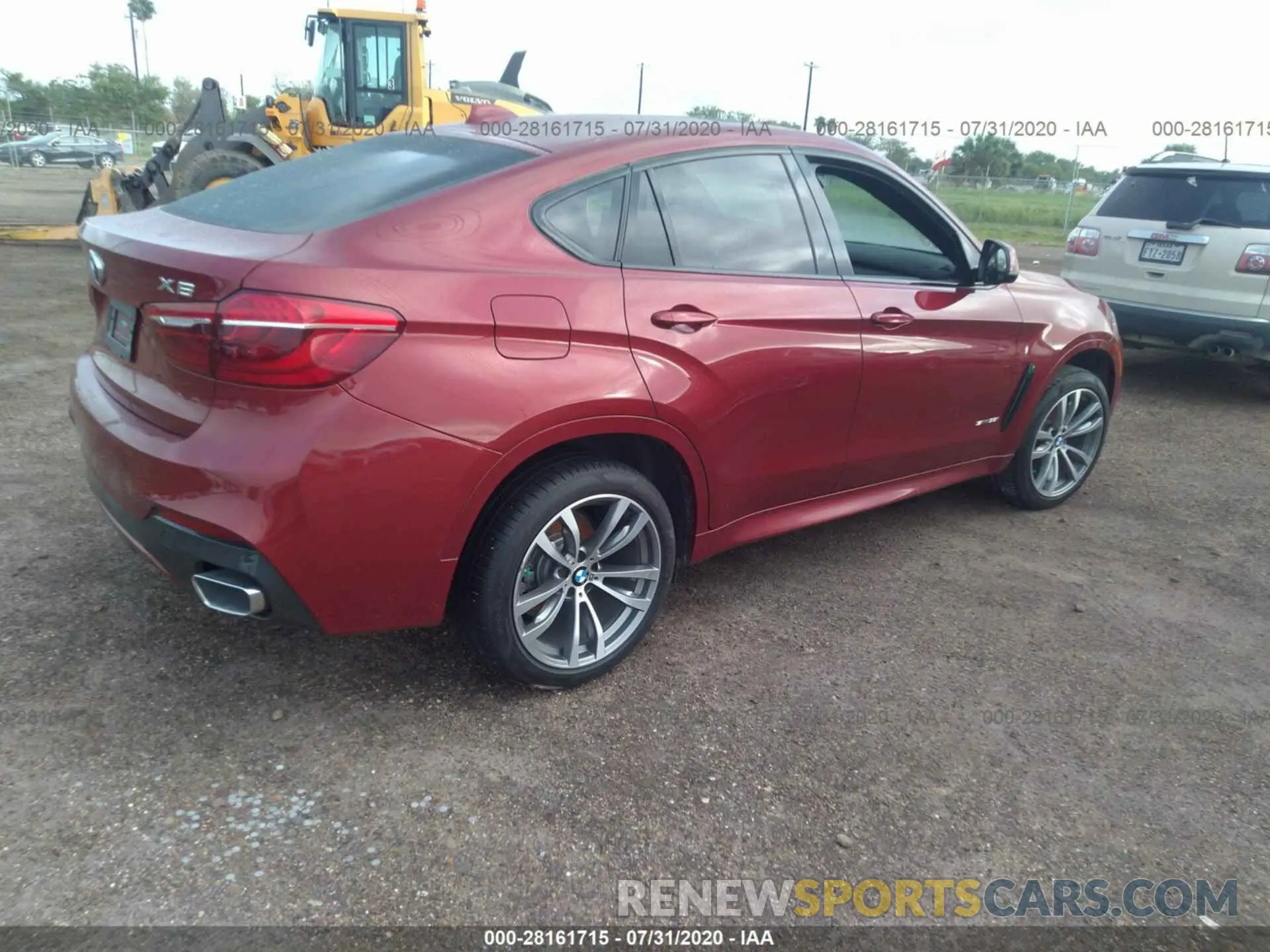 4 fotografías del automóvil dañado 5UXKU0C56K0G92810 BMW X6 2019